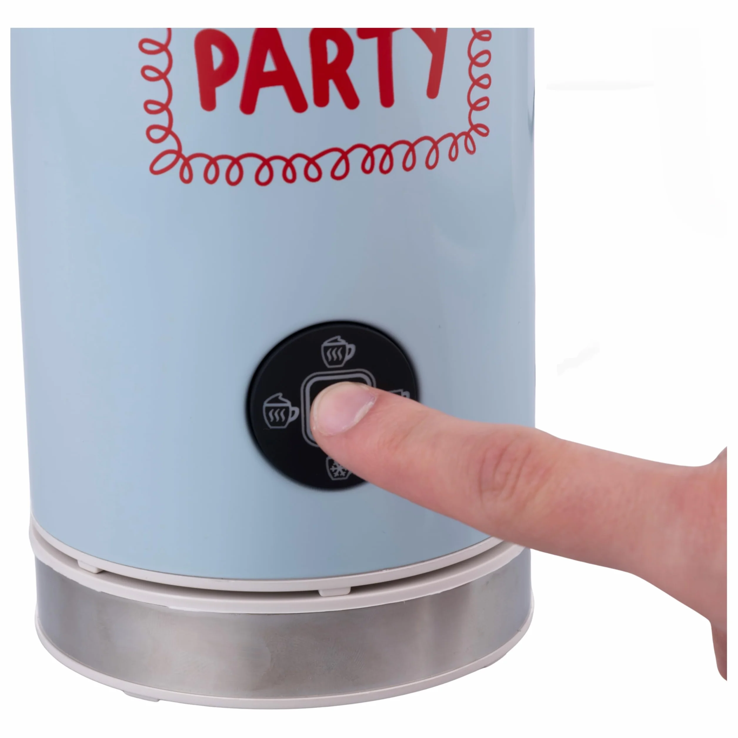 Cappuccinatore in acciaio inox, monta e scalda, 500 W, avorio, More Amor
