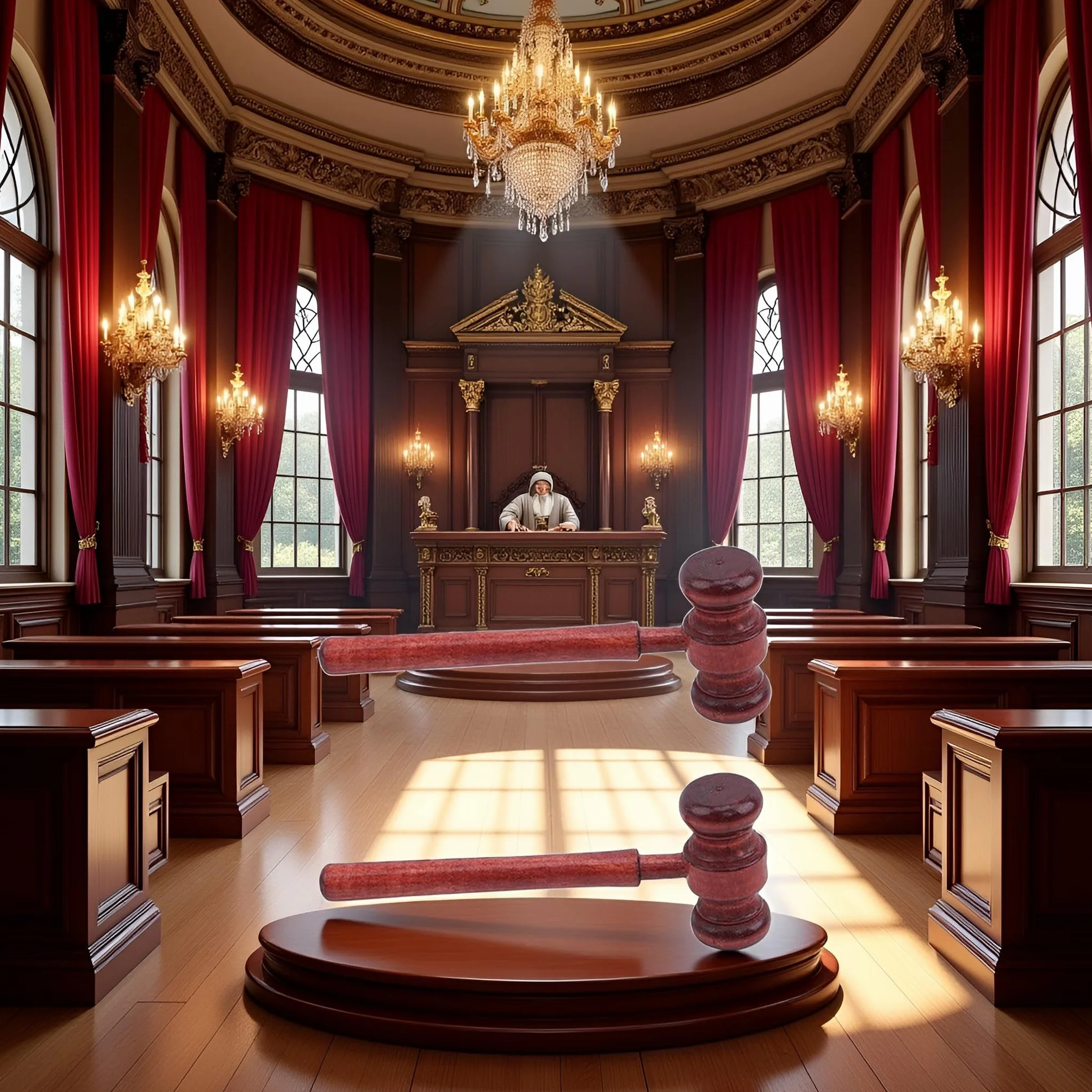 2 martelli da giudice in legno marrone, martelletti da giudice, asta, martelli in legno, accessori per costume da giudice per avvocati (3,2 x 6,7 x 17,4 cm)