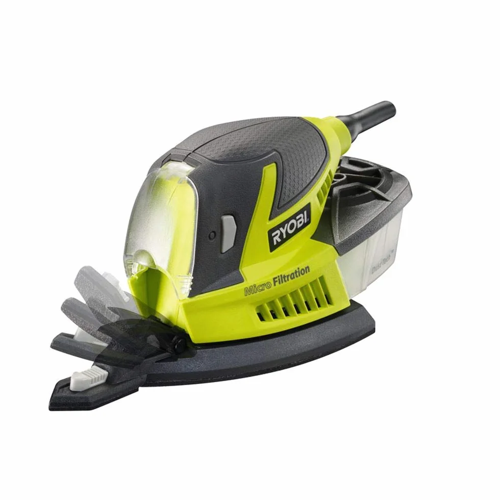 Triangolare Sander RYOBI 100W - 20 abrasiva RPS100-GA20