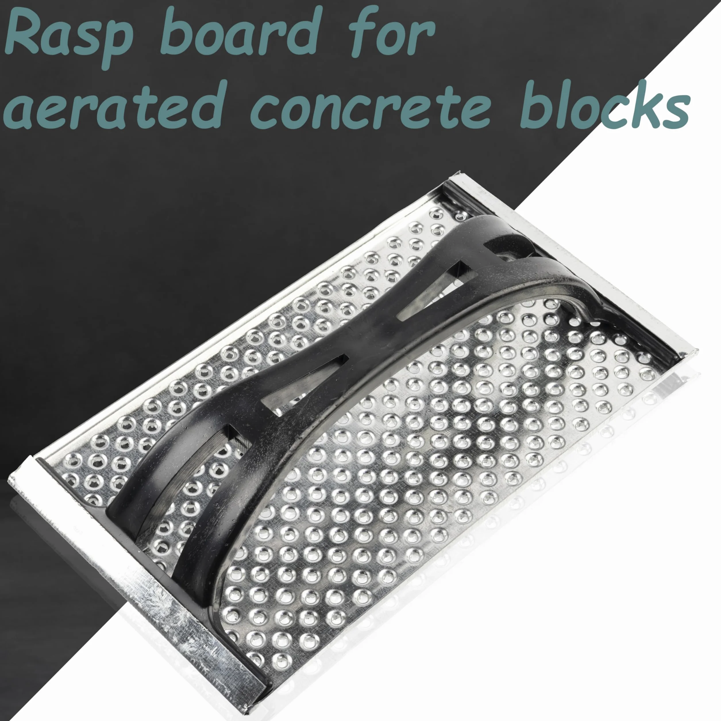 AERZETIX Frattazzo raspa per calcestruzzo cellulare 100x190 mm