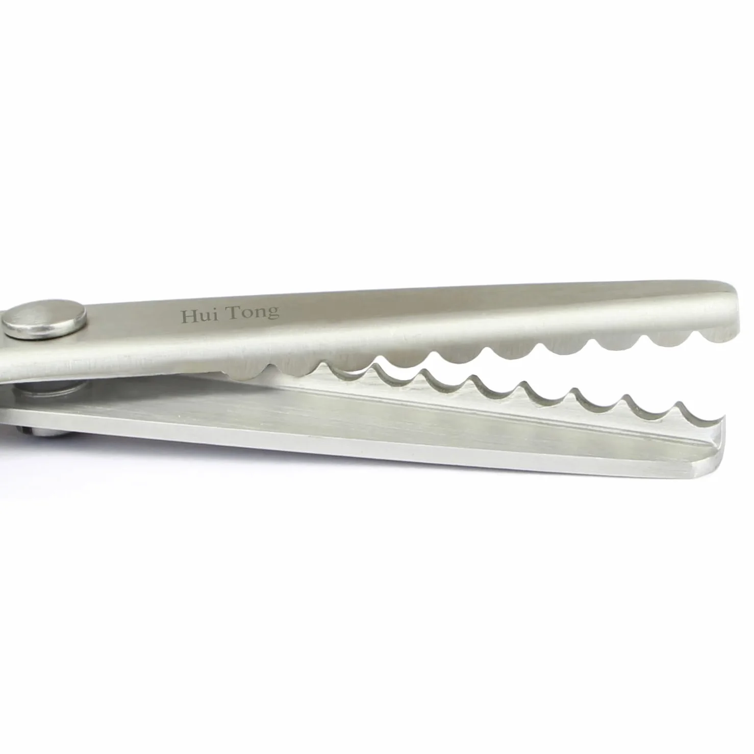 Hui Tong Forte e affilato Forbici zig zag per stoffa, Seghettate e ondulati Forbici Dentellate, 3/5/7mm per un totale di 6 specifiche(ondulati 7mm)