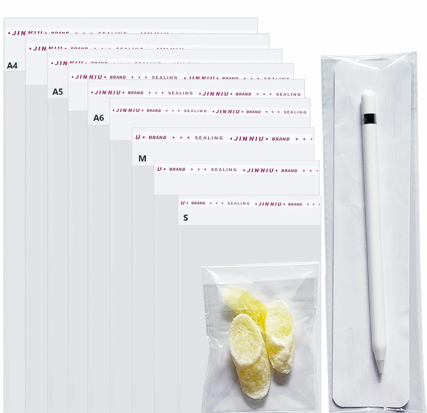 Flimflim Bustine Confetti Trasparenti Sacchetti Cellophane, 18x26cm 100pz