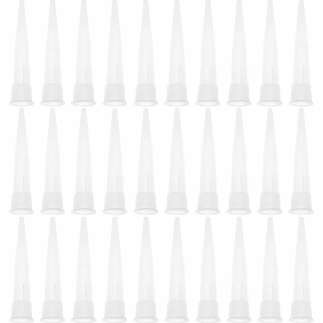 Ugelli in Silicone, Beccucci per Cartuccia in Silicone, Silicone Beccucci, Silicone Ugelli, Ugelli per Calafataggio, Cartuccia Ugelli in Silicone per Sigillante Adesivo e Pistola per Silicone,30 Pack