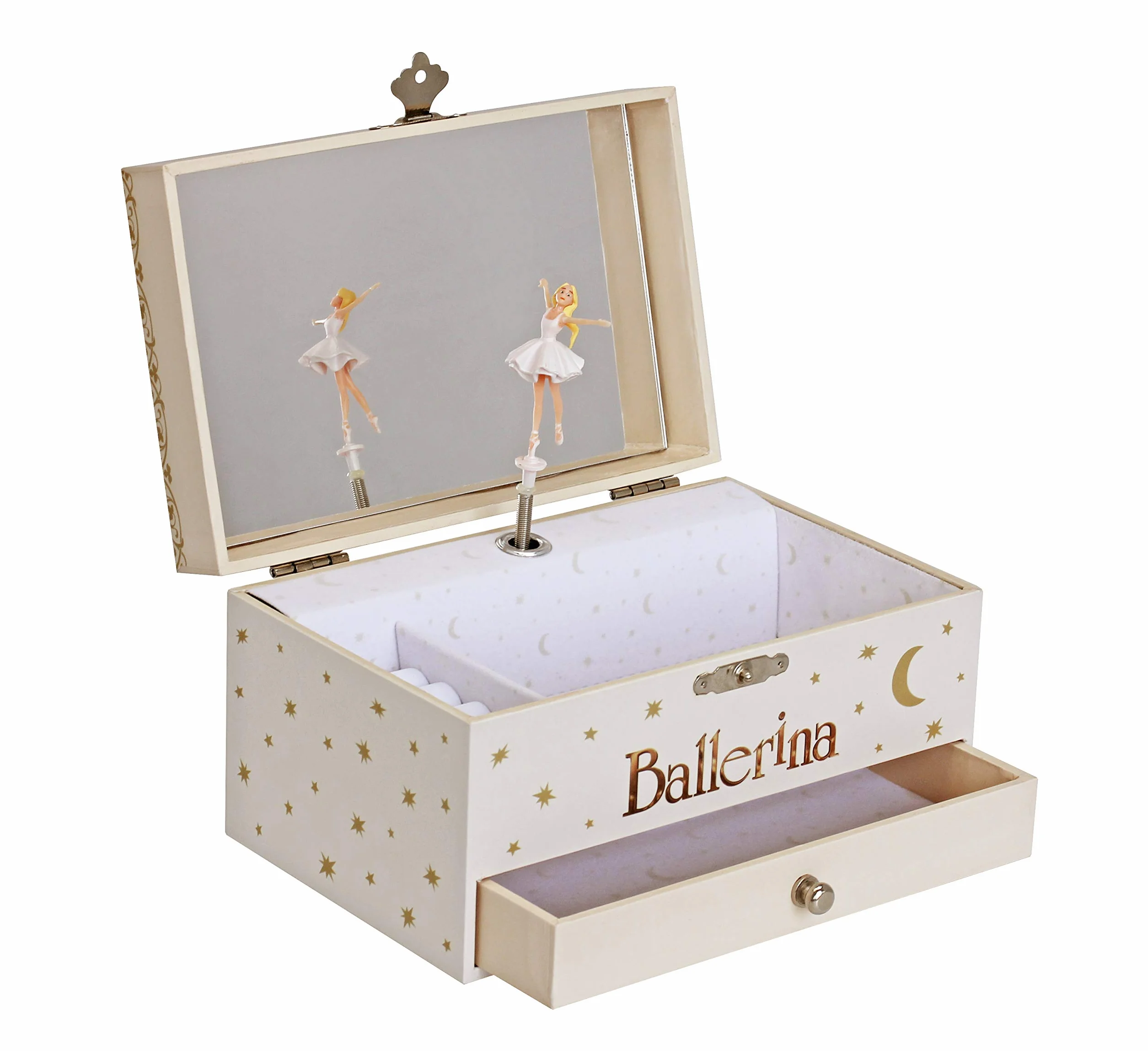 Trousselier Ballerina Cofanetto Musicale Fosforescente 10 x 11.5 x 10 cm Multicolore