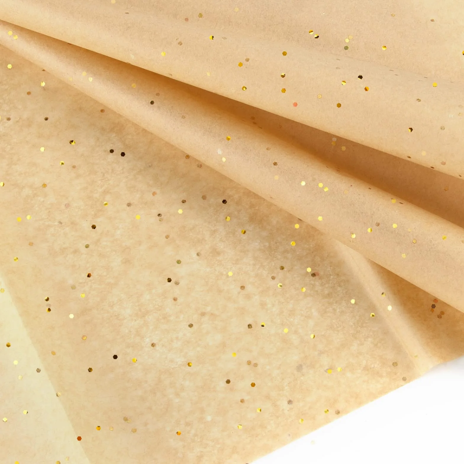 ASTARON Carta Velina Glitterata per Incartare 50x66cm, Carta Glitterata Fogli di Carta Velina Marrone per Confezioni Bouquet Natale Compleanno Confezioni Regalo Artigianato Forniture 10 Fogli