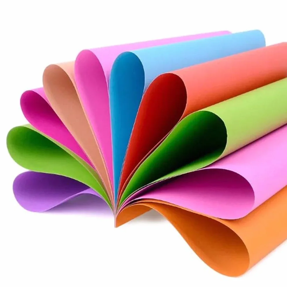 Carta per Origami,Carta Pieghevole 100 fogli 15 x 15 cm Doppia Faccia Colorata Origami per Bambini Progetti Artistici e DIY Artigianato