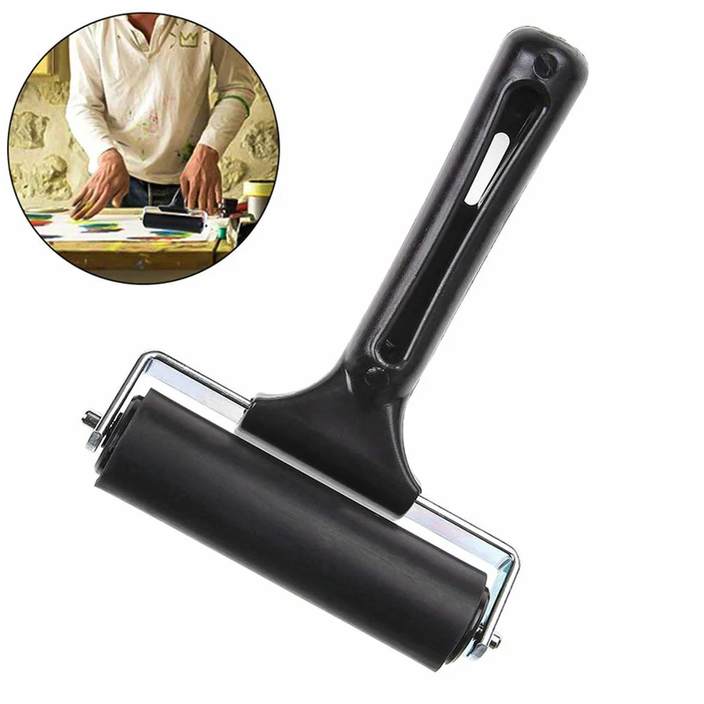 GuDoQi Rullo in Gomma 2 Pezzi 6 e 10 cm per Stampe Sfondi Stampaggio a Blocchi