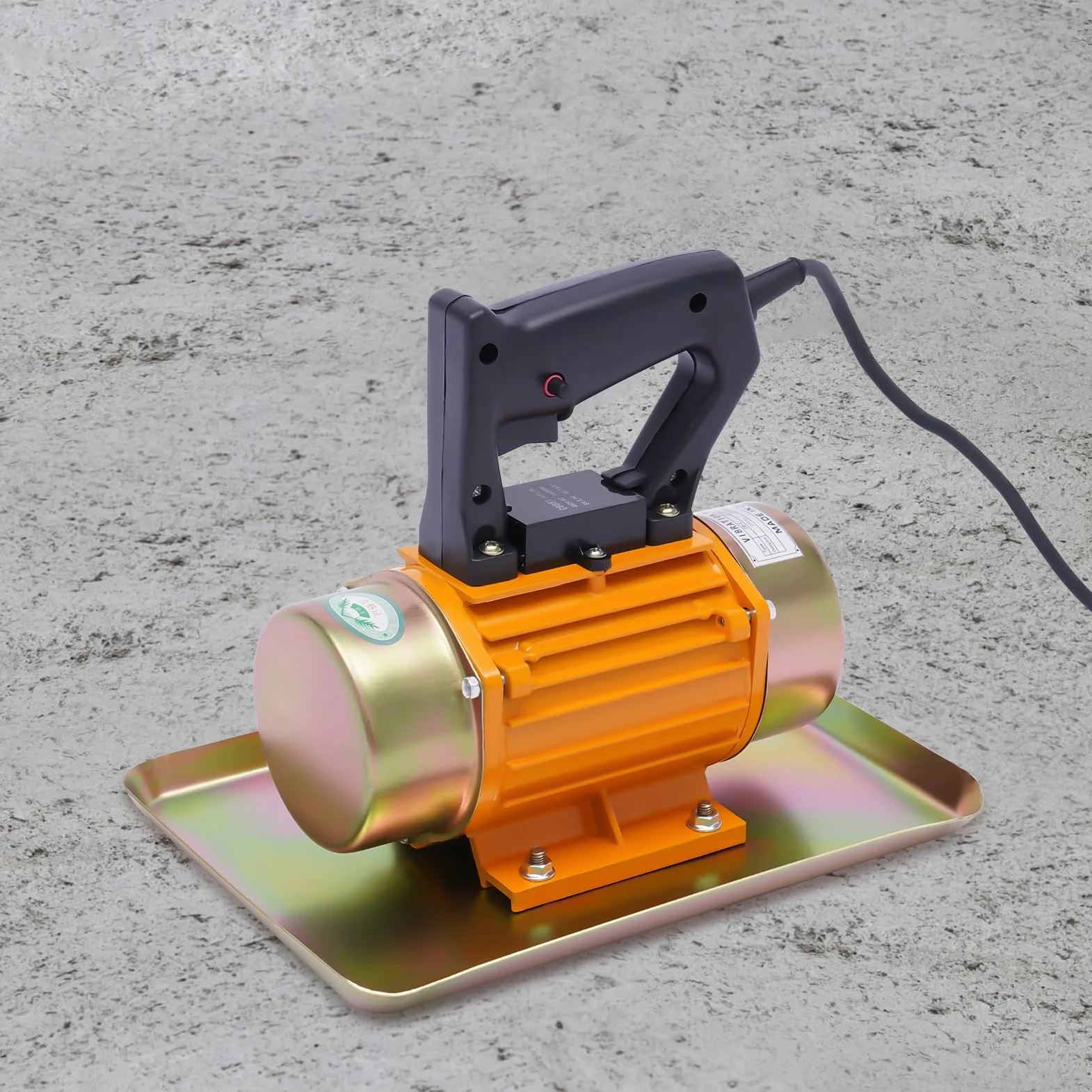 Vibratore elettrico per calcestruzzo da 250 W, motore in rame pieno, 3500 giri/min, cavo da 1,5 m, per la costruzione di strade Brücke, maneggevole e silenzioso, per artigiani e fai da te