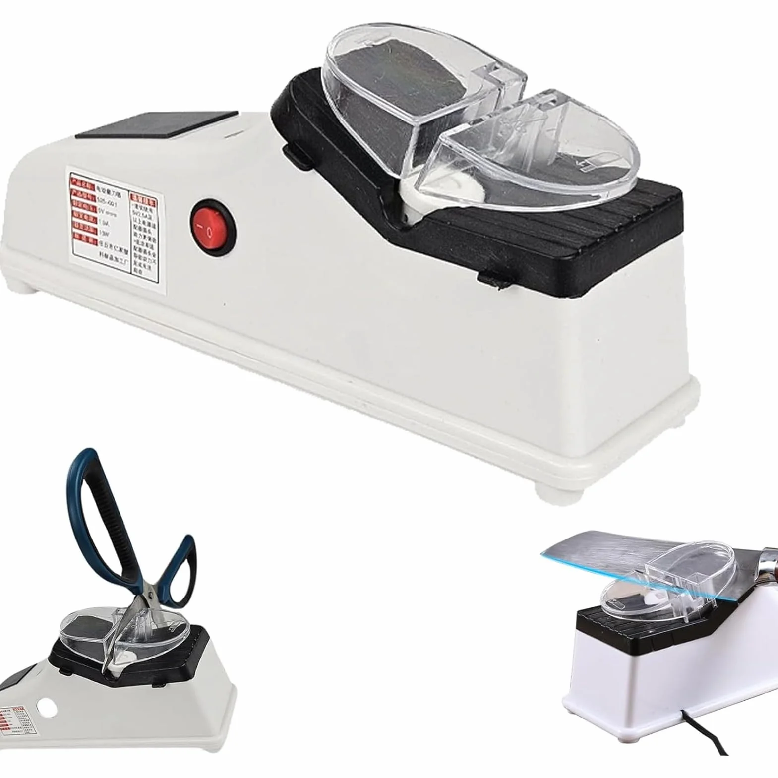 Affilacoltelli elettrico Surudoisharp Pro - Affilacoltelli professionale da 1 unità, strumento automatico per coltelli Prosharpen | Etercitenal Hailoyear Ndfinitee Affilatore con copertura protettiva
