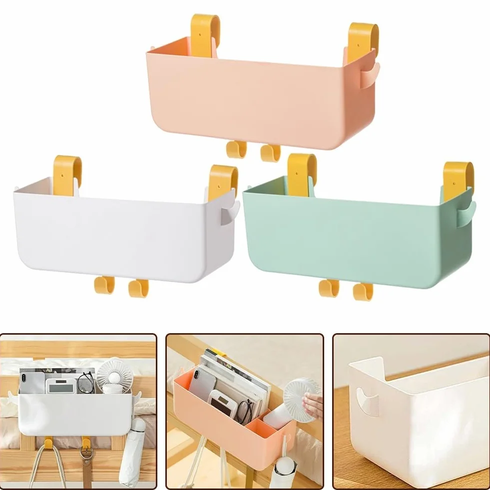 ReachMall Mantieni Il per Tuo Letto a Castello ordinato con Questo Cestino portaoggetti da Appendere al Comodino (Verde)