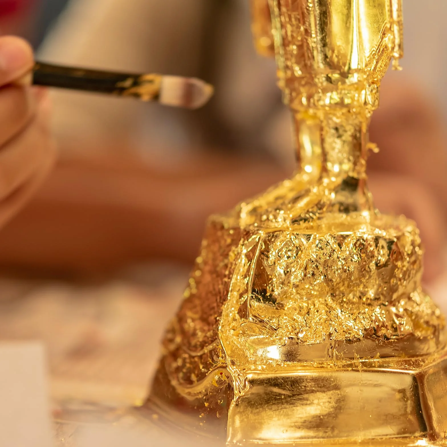 QUARKZMAN 200pz Fogli Foglia d'Oro 14cm x 14cm Fogli Foglia d'Oro Imitazione per Artigianato, Cornici per Foto, Sculture, Unghie e Decorazioni Artistiche Fai da Te, Nero