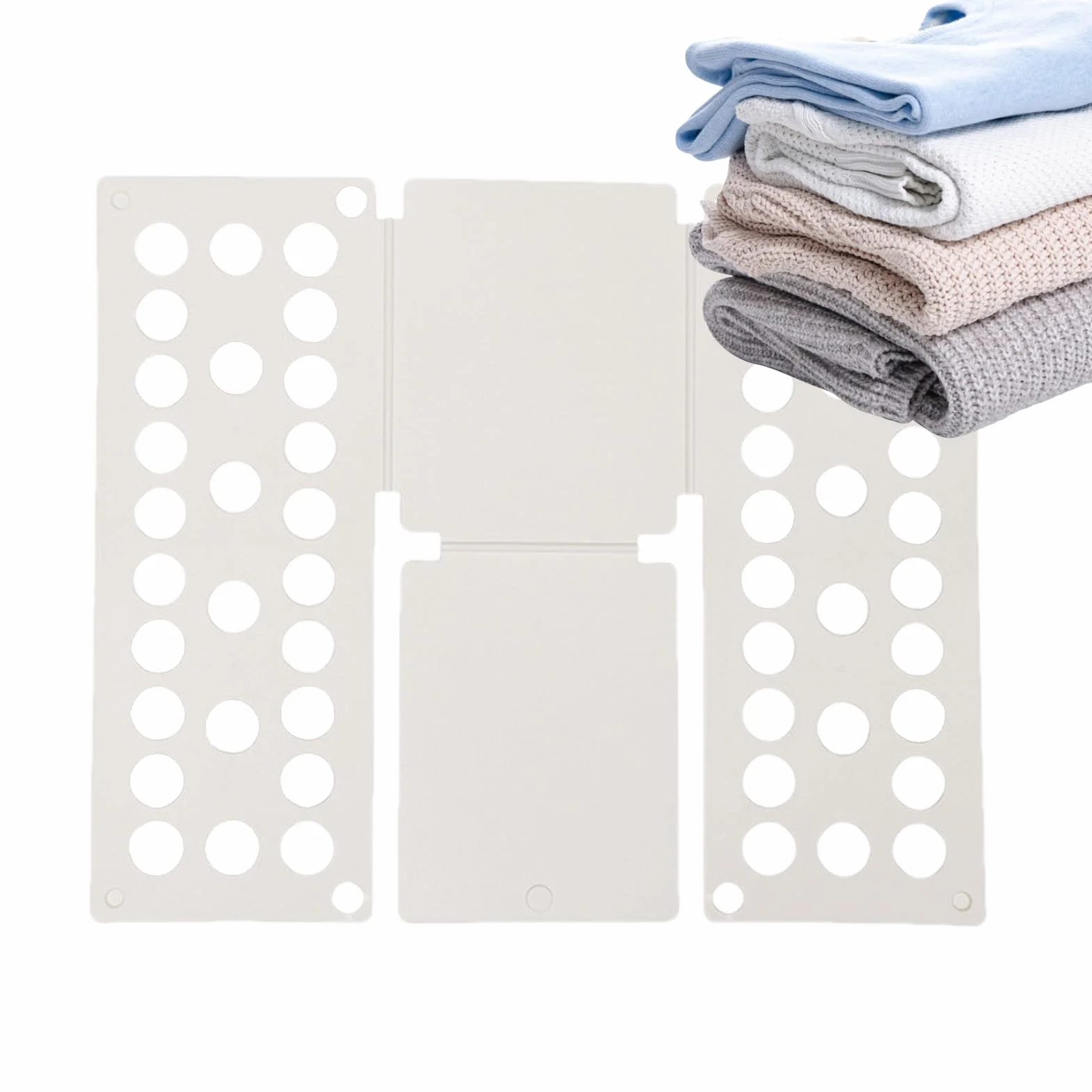 Piegabiancheria per Abbigliamento, Assistente Piegatura Magliette e Vestiti, Pieghevole Multiuso Per Biancheria Adulti E Bambini, Ideale Per Casa E Dormitorio