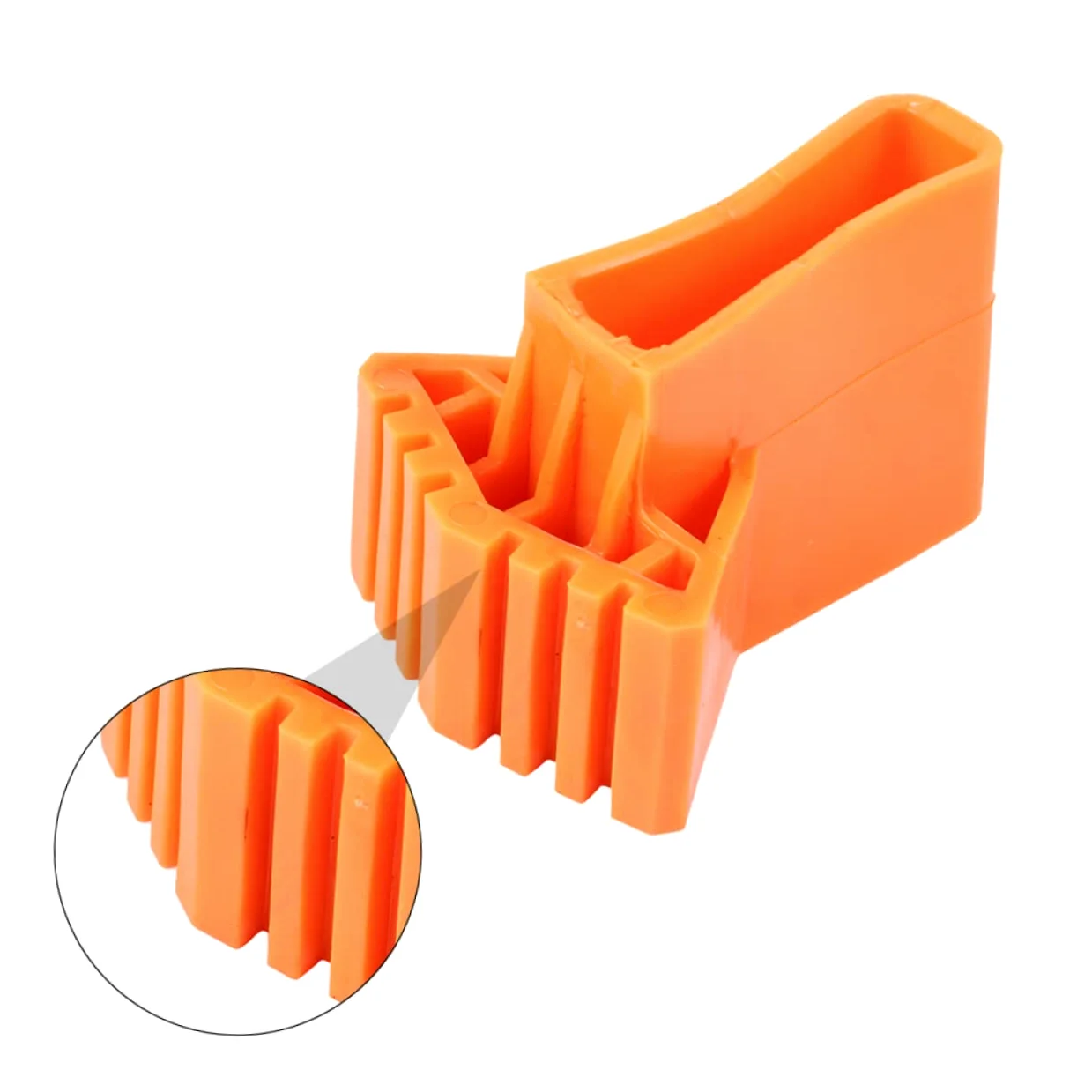 2 Set Tappetino Antiscivolo Pastiglie Scala Ladder Scala Pieghevole Gambe Della Scala Accessorio Per La Casa Piedini in Gomma Tappetino Gomma Da Cancellare Arancia 8 Pezzi * 2