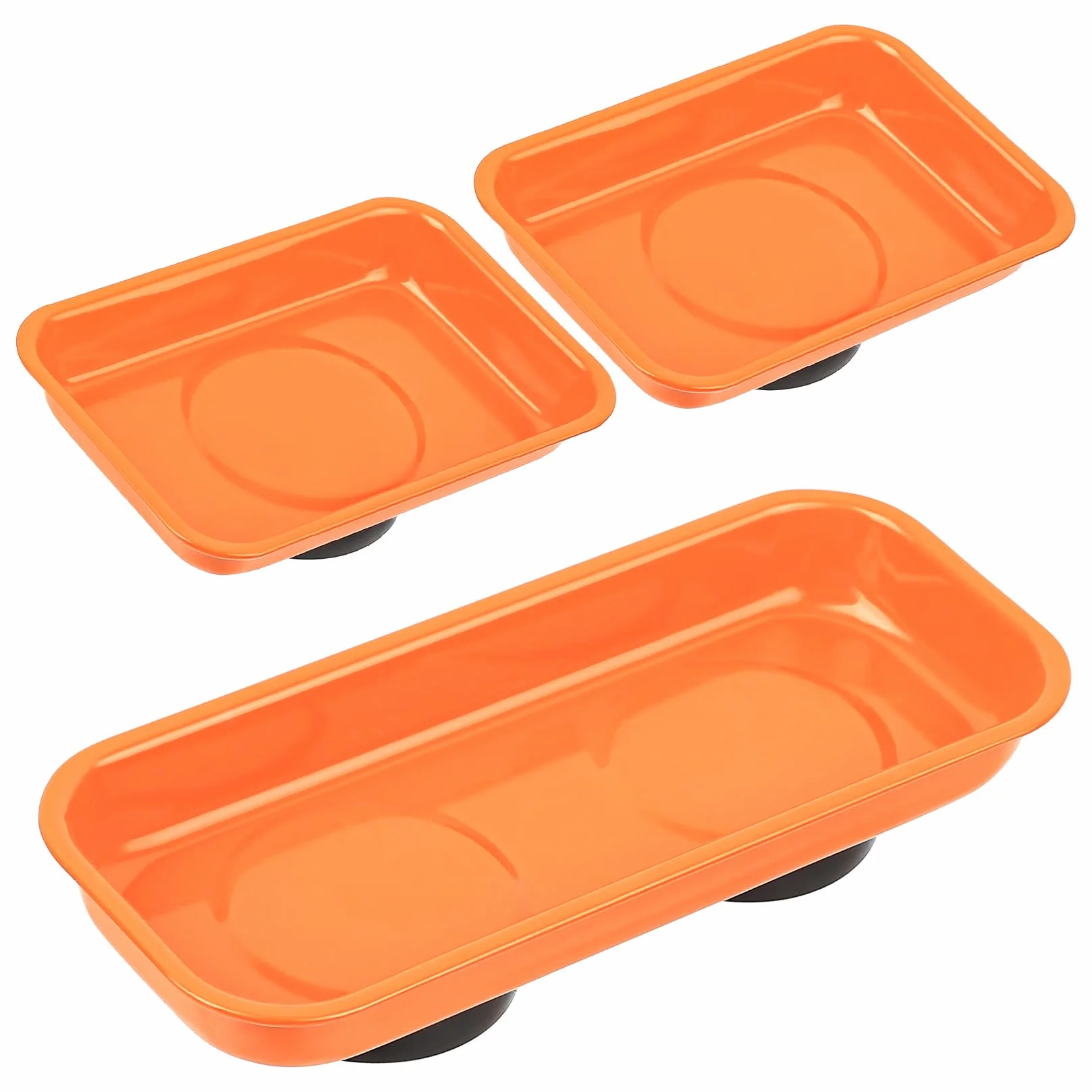 3 ciotole magnetiche per attrezzi, in acciaio inox, con supporto magnetico, supporto magnetico, vassoio magnetico per viti, chiodi da trapano, magnete ad alte prestazioni