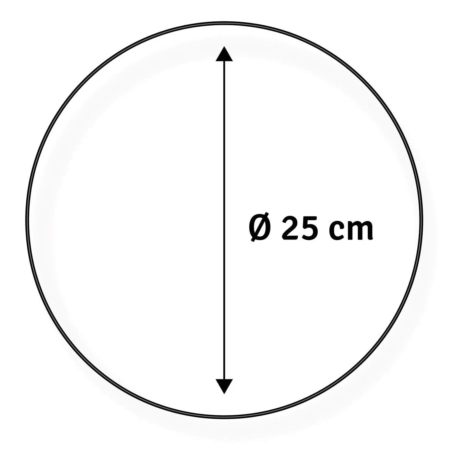 Vaessen Creative Anello in Metallo Ø 30 cm x 3 mm Cerchio Decorativo Argento Filo Metallico