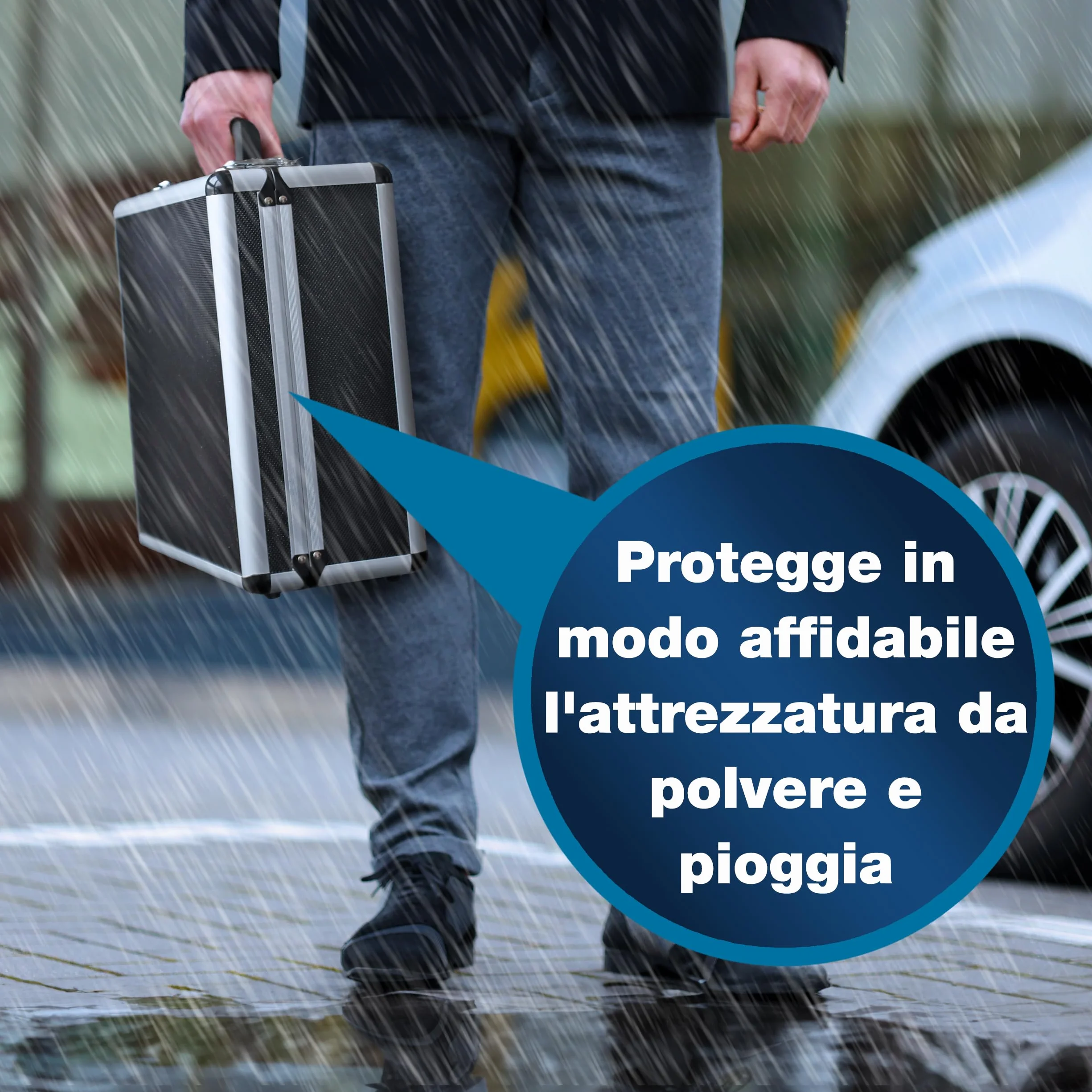 PeakTech P 7310 valigetta universale XL 460 x 330 x 150 mm imbottitura schiuma
