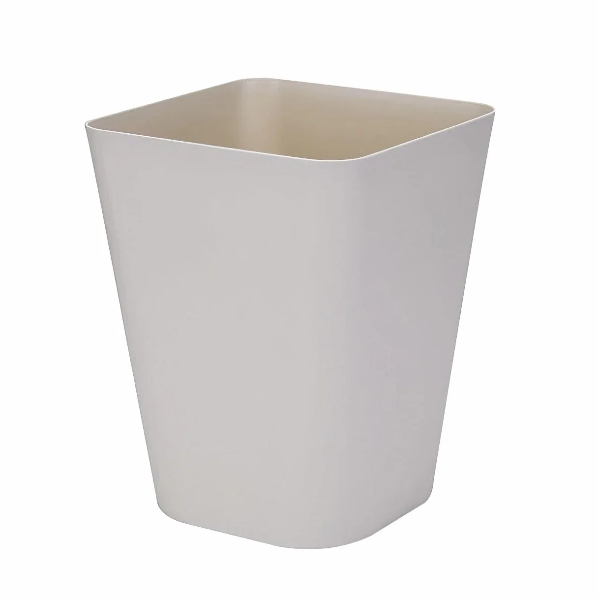 Cestino 6102 in plastica, ideale per cameretta dei bambini, ufficio, cucina, altezza 29 cm, 12 l, beige