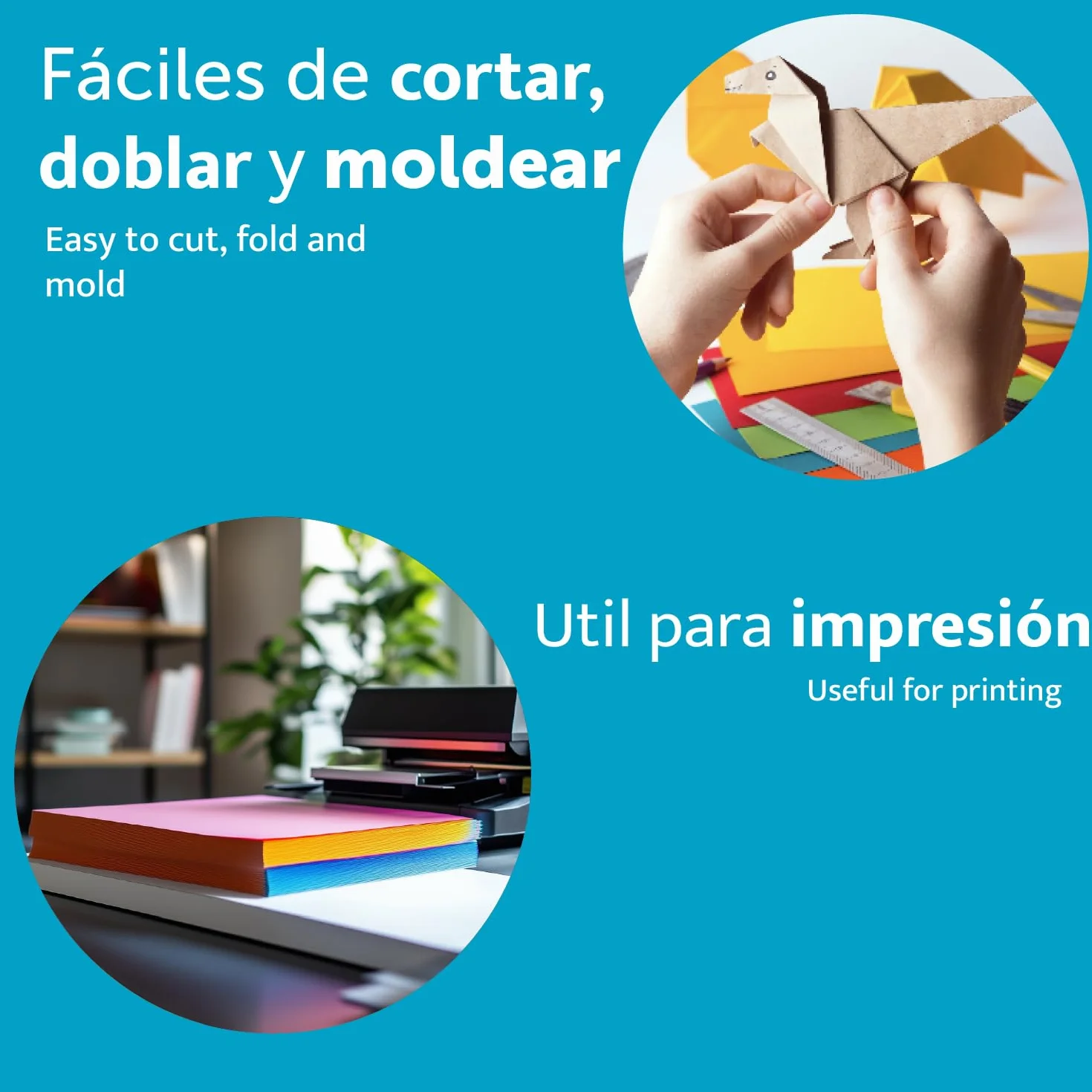 M-Office Blocchi Carta Colorata A3 80g 50 Fogli