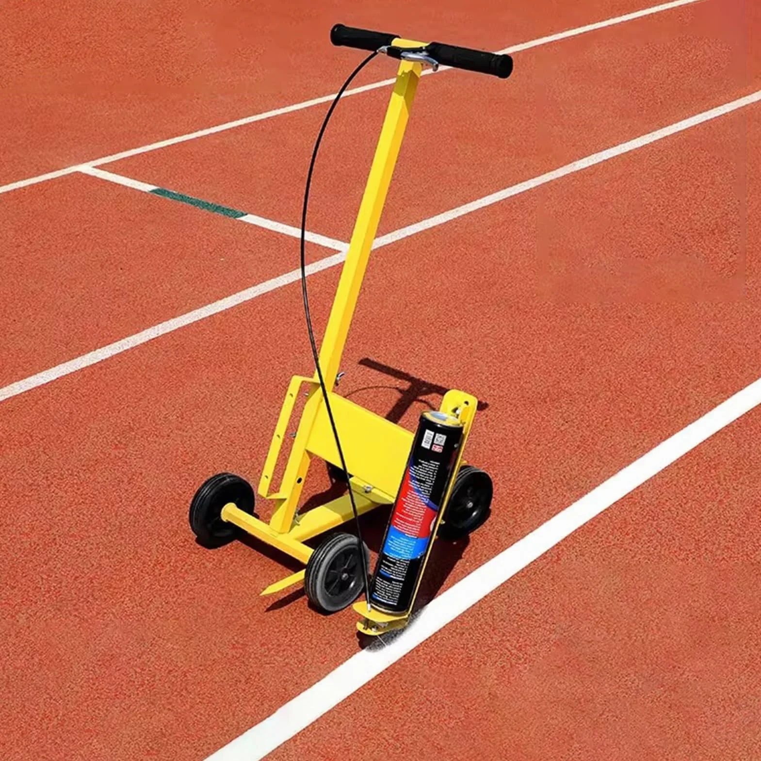 Macchina per Marcatura di Linee Macchina per Tracciare Le Linee di Verniciatura Dei Campi Sportivi, Carrello per Tracciare Le Linee Industriali per Impieghi Gravosi, Traccialinee con Vernice Spray