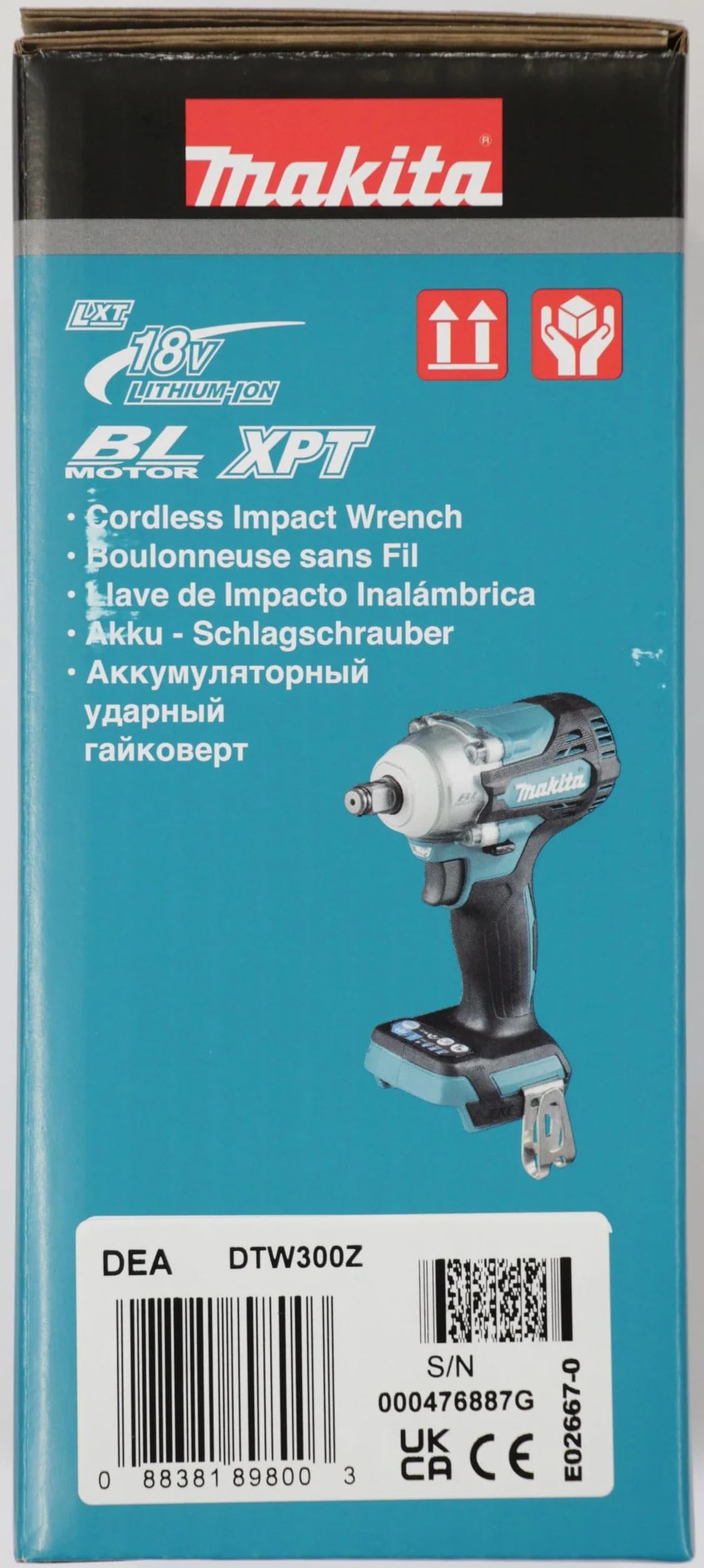 Makita DTW300Z Cordless Impact Wrench 18V