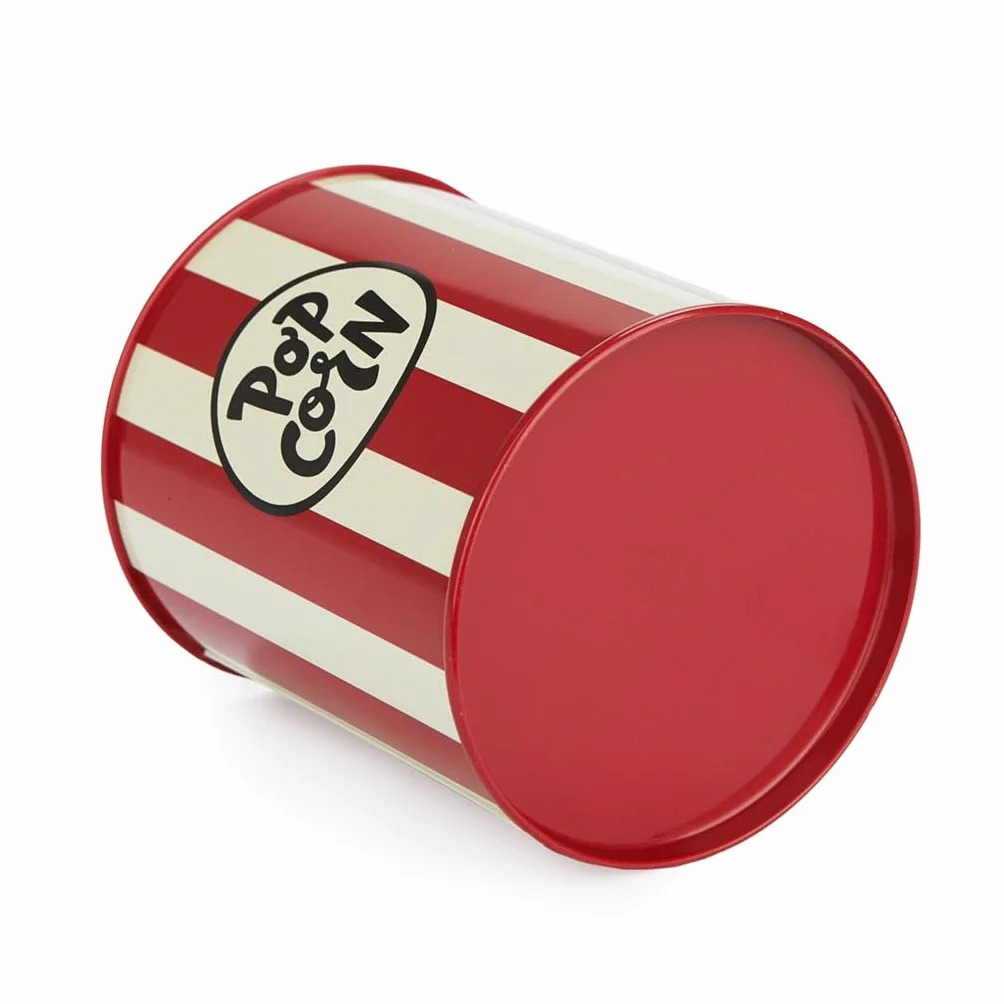 Balvi Portamatite Popcorn Rosso e Beige Metallo