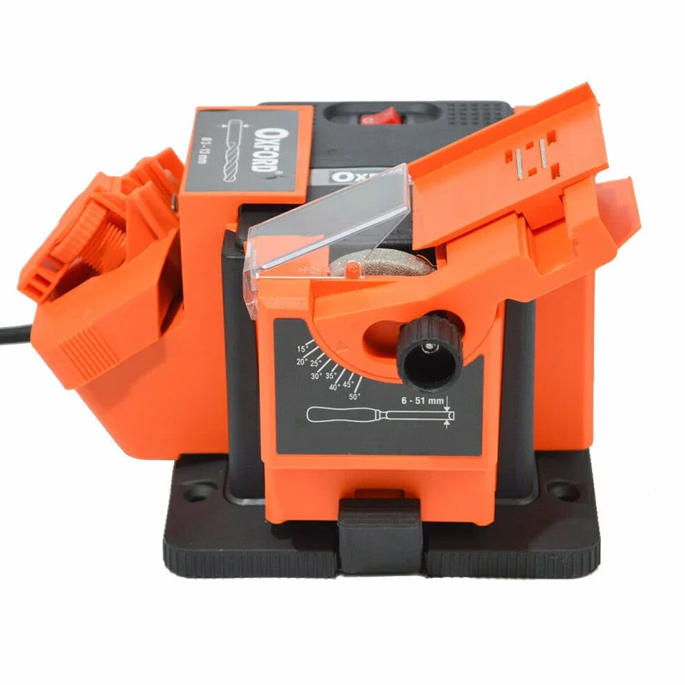Affilacoltelli elettrico da 160W Affila Coltelli Arrota Lame Forbici Cacciaviti Scalpello Affilatrice Elettrica Affilapunte Multifunzionale Affilalame Per Uso Domestico