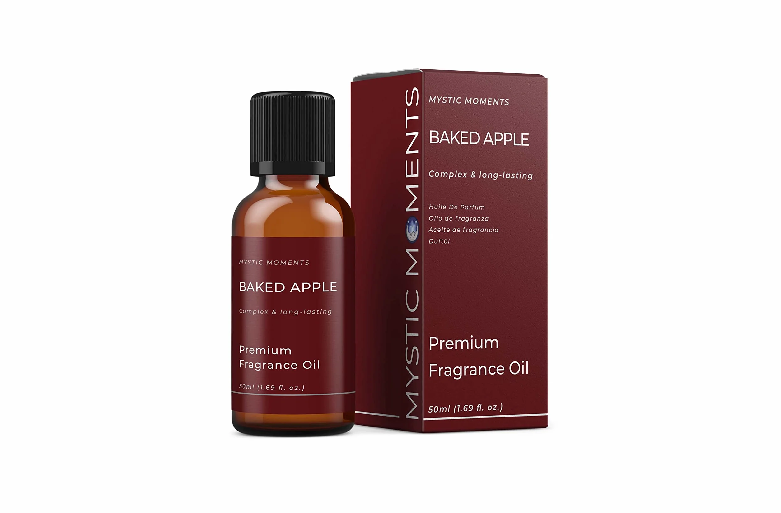 Mystic Moments | Olio di fragranza di mela al forno 50 ml - perfetto per saponi, candele, bombe da bagno, bruciatori di olio, diffusori e articoli per la cura della pelle e dei capelli