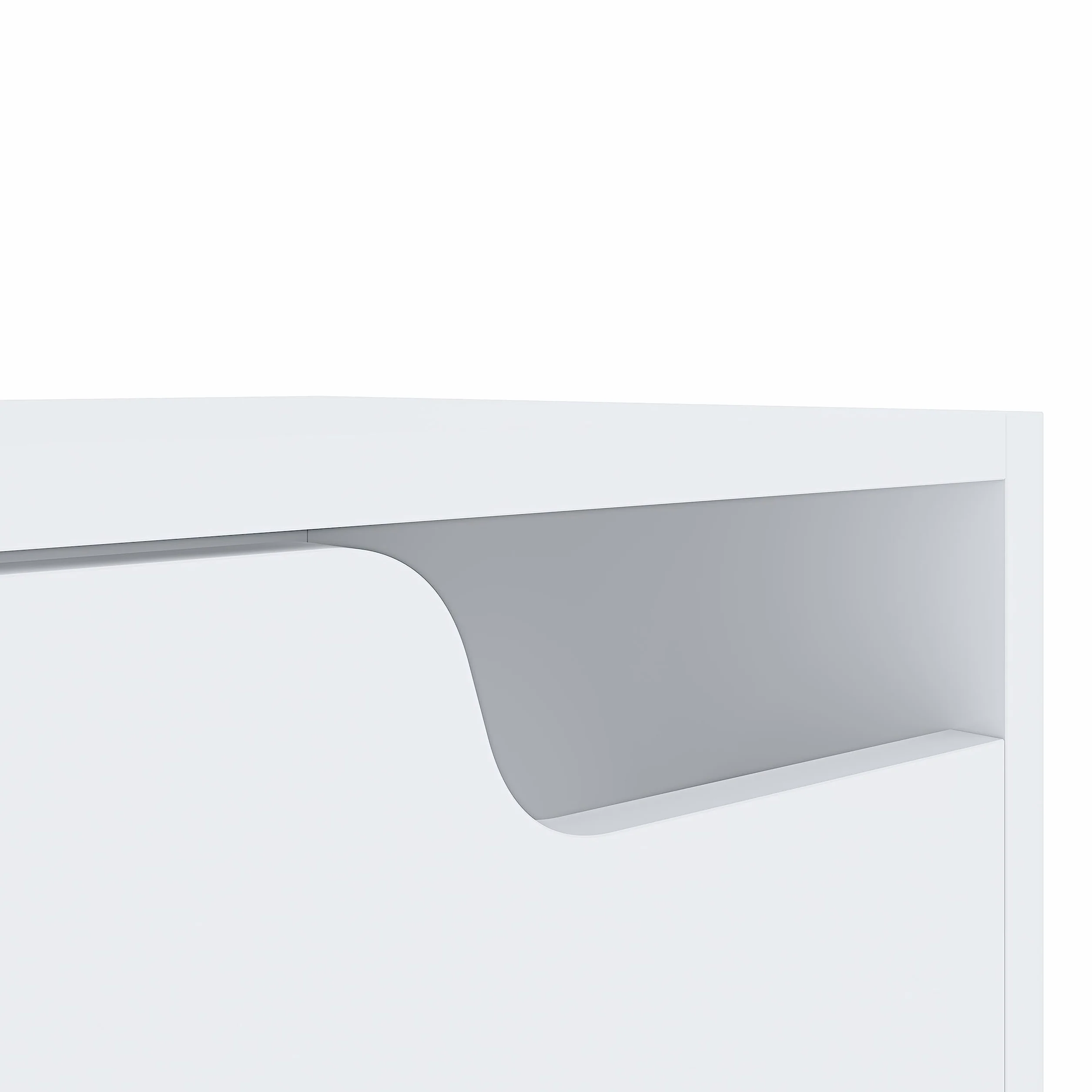 Arreditaly Scarpiera Portascarpe 3 Ante In Legno MDF Da Ingresso Salvaspazio A Ribalta Design Con Maniglie A Scomparsa Doppia Profondità Slim Soggiorno Casa Camera Ufficio 115 x 24 x 63 Cm (White)