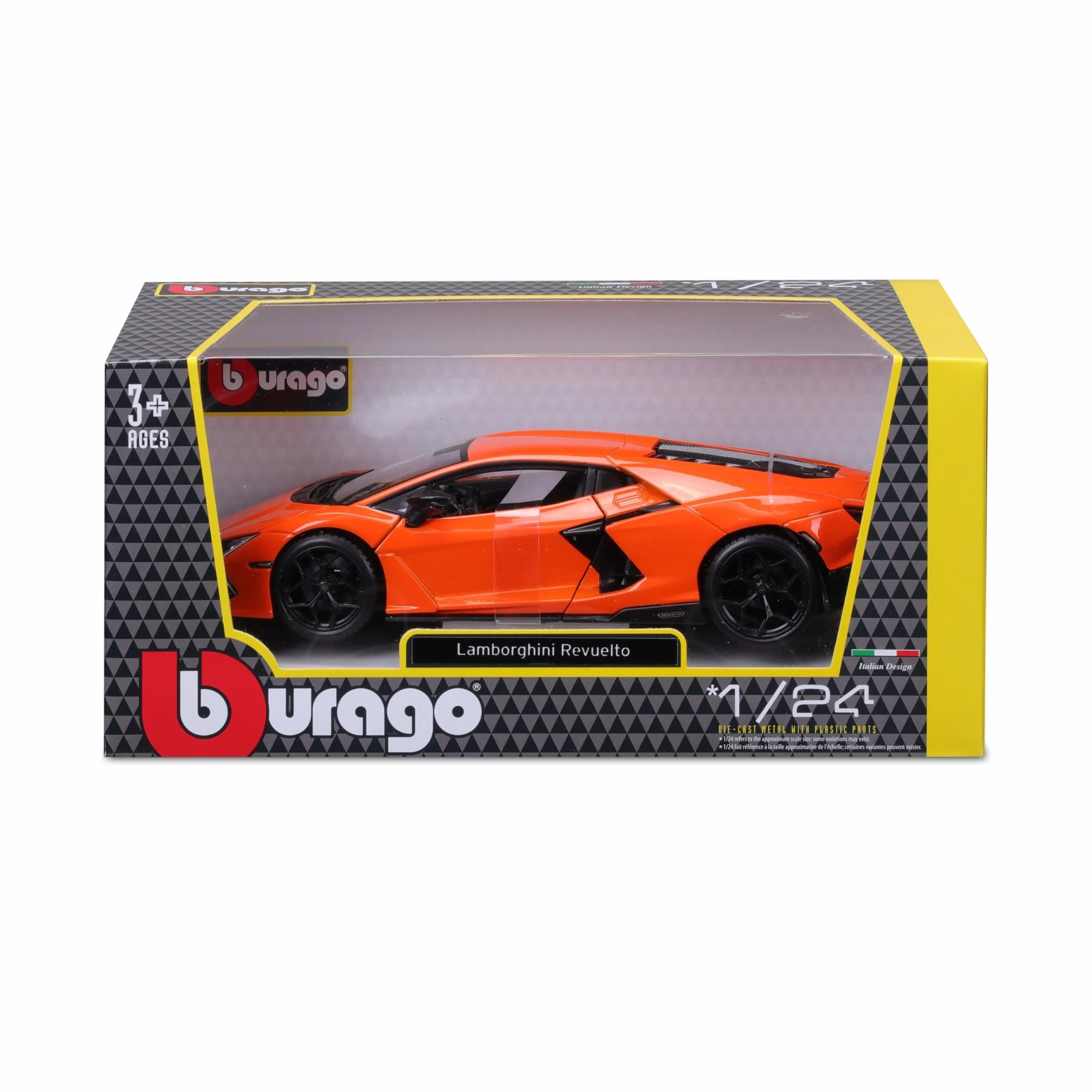 BBURAGO Lamborghini Revuelto 1:24 Diecast Model Car with Opening Doors