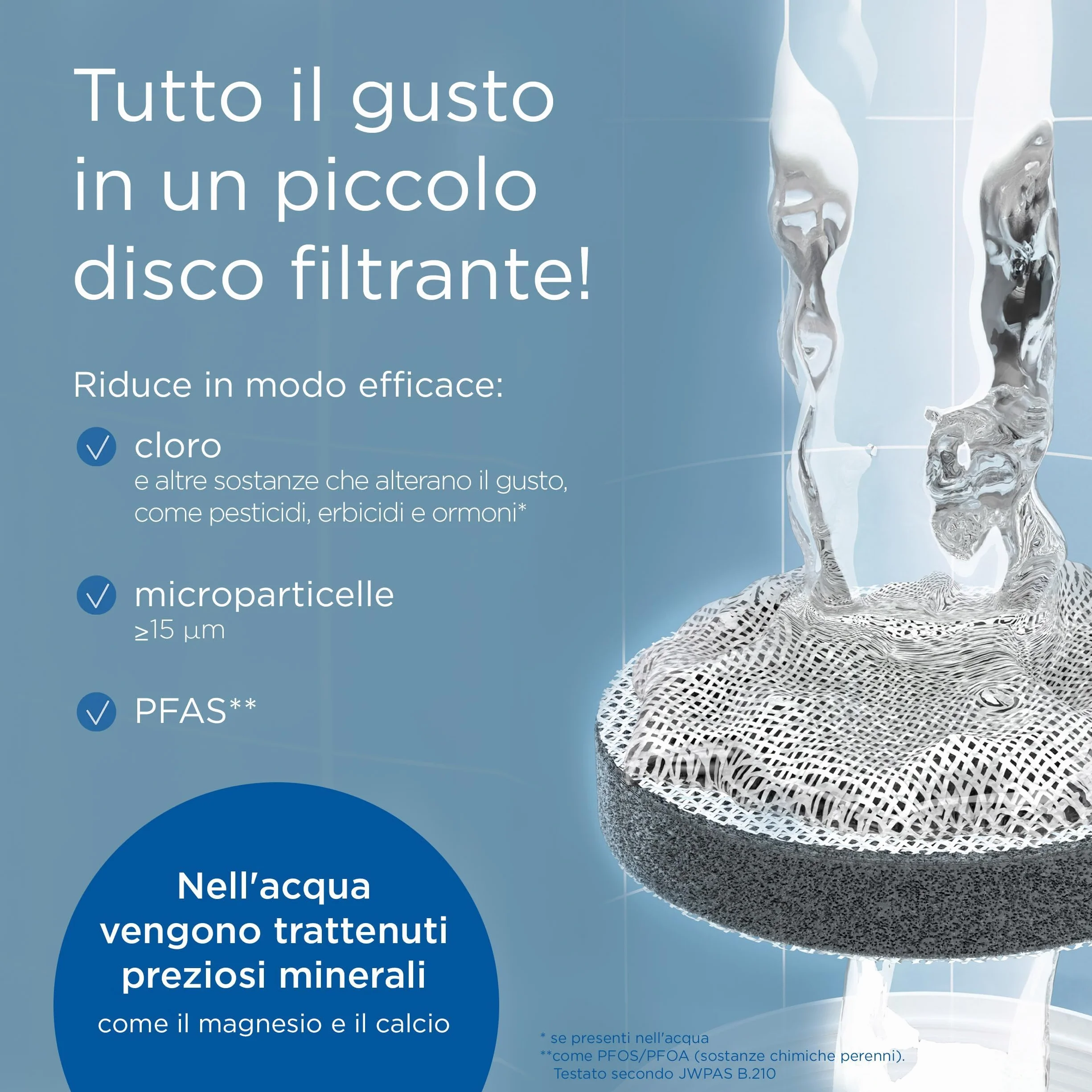 BRITA MicroDisc confezione da 3 - Dischi filtranti di ricambio per bottiglie e borracce filtranti