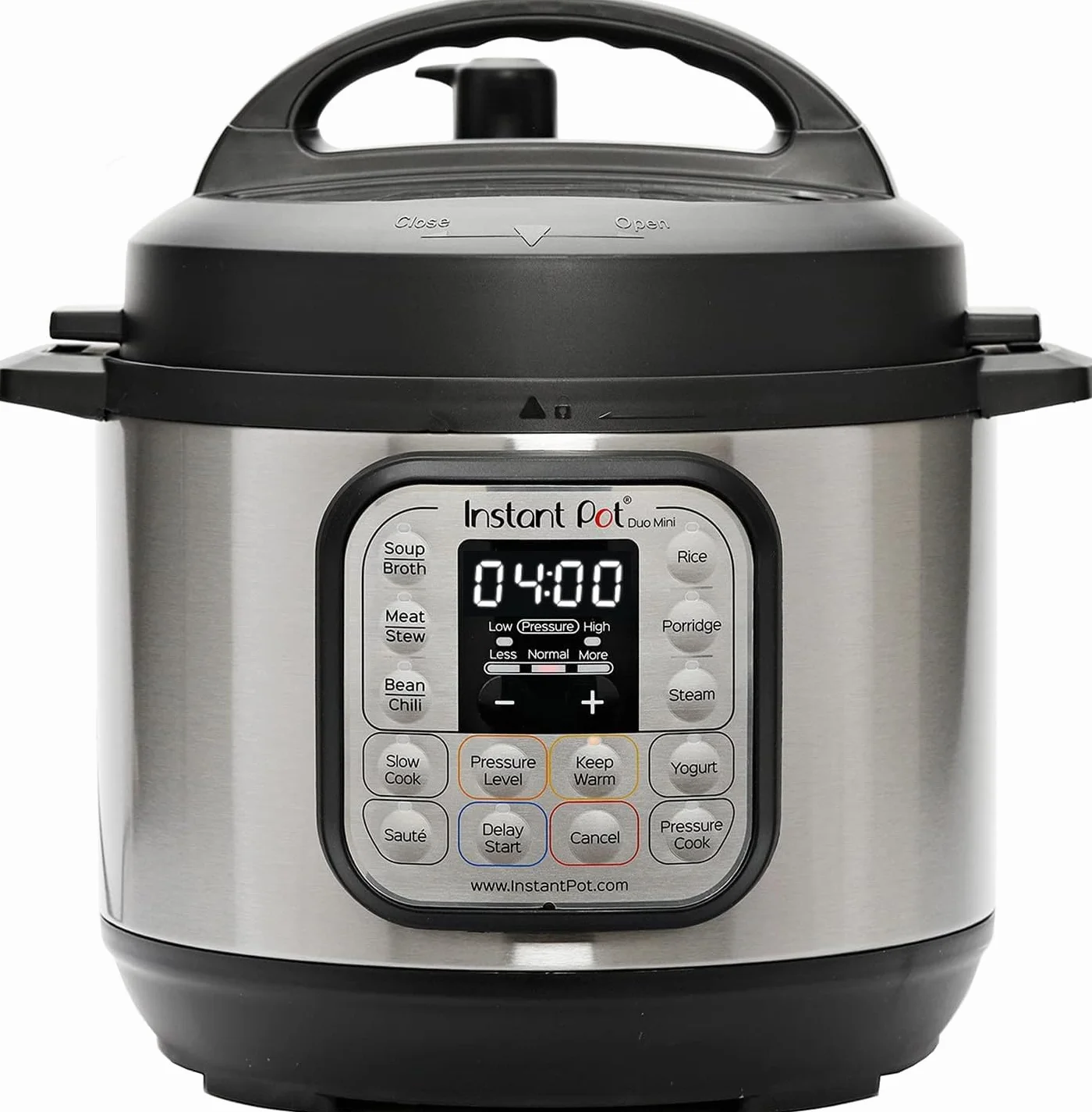 Instant Pot Electric Pressure Cooker Duo Mini 3L, 7-in-1 Multi-Cooker, Stainless Steel Pressure Cooker, 700 W