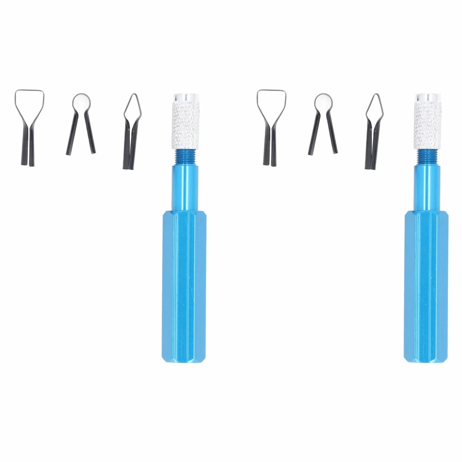Coltello per Rifilare Pavimenti, 2 Set di Coltelli per Piallatura in Plastica, 4 Coltelli HSS per l'industria