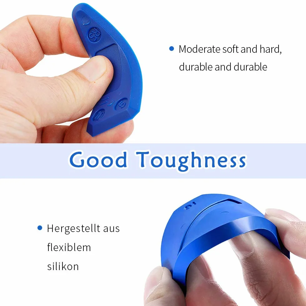 XCOZU 9 Pezzi Professionale per Fughe Kit di Spatole Sigillante Tool per Stanza da Bagno Cucina