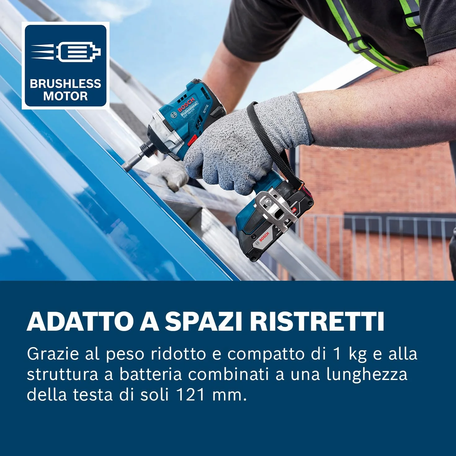 Bosch Professional GDR 18V-215 Avvitatore a percussione a batteria 18V