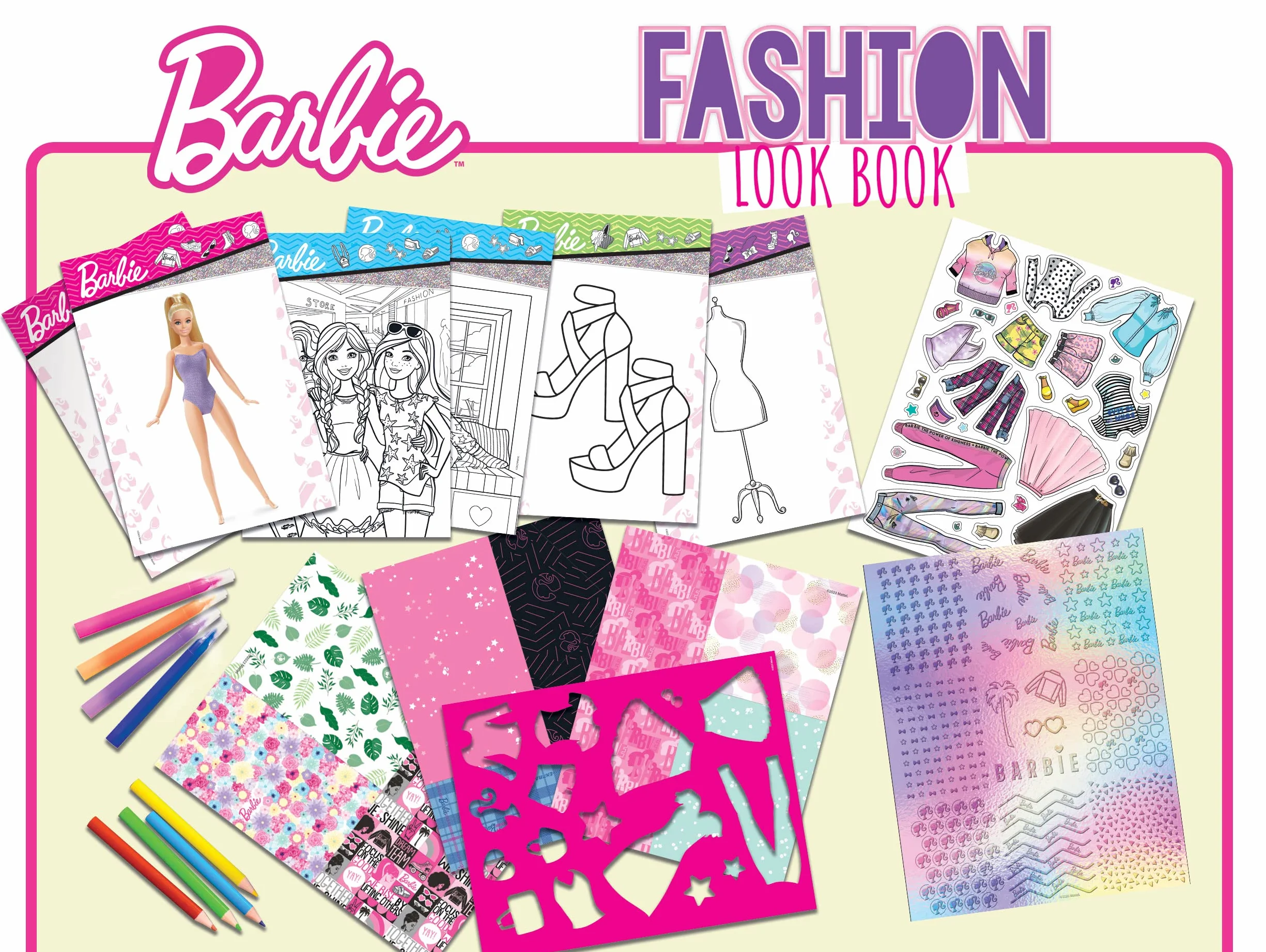 Lisciani Giochi - Barbie Sketchbook Fashion look book