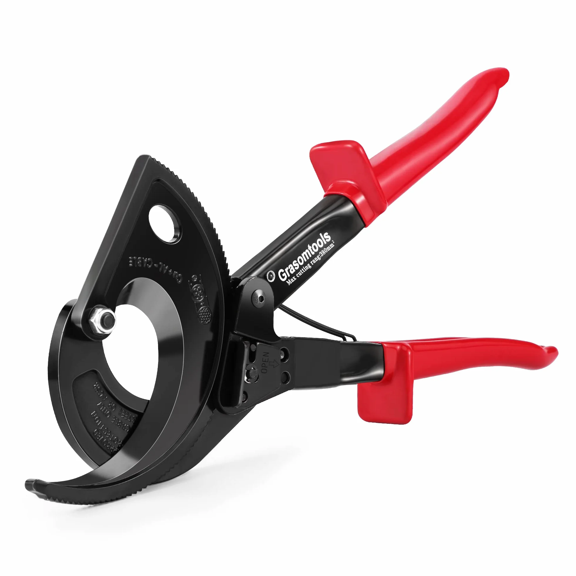 Taglierina per Cavi a Cricchetto HS520A - Heavy Duty Alluminio e Rame, 400 mm²
