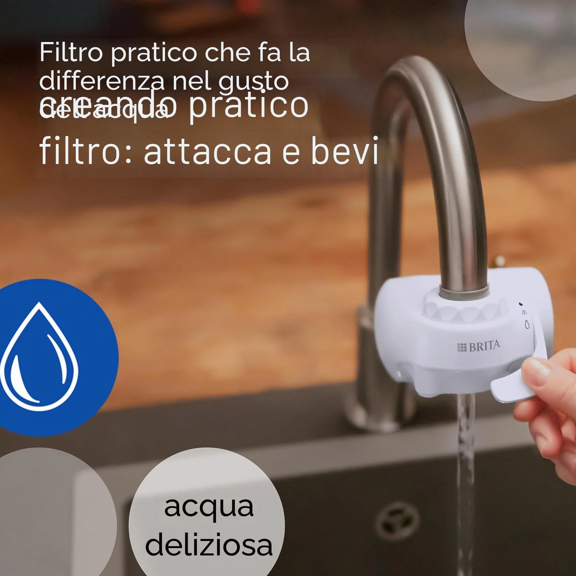 BRITA ON TAP V (600L) Cartuccia di ricambio per filtro dell'acqua