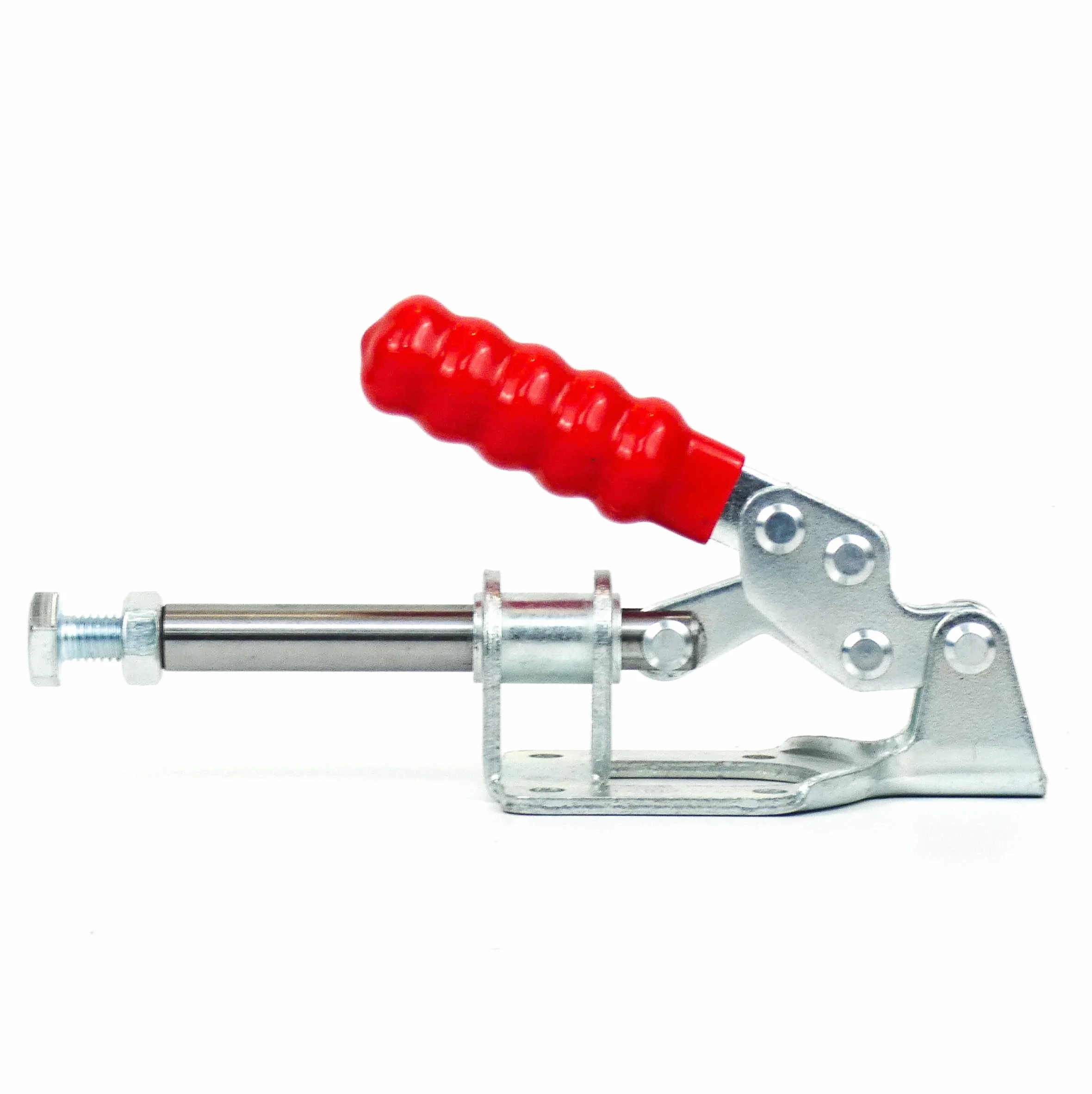 Morsetto a ginocchiera INGDAUM® 1 pezzo con asta di spinta GH-302FM, forza di tenuta 136 kg (1, GH-302FM)