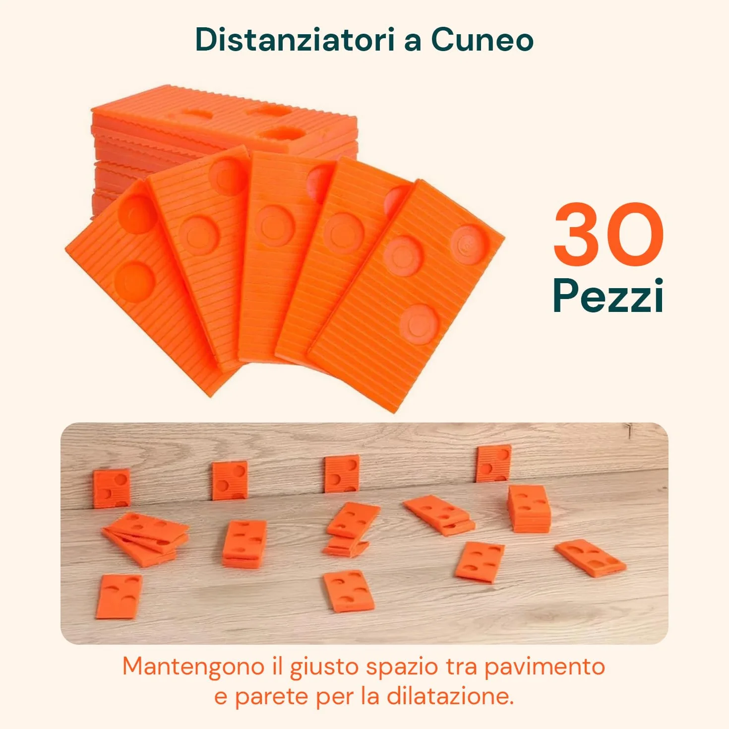 Avilia – Kit 43 Pezzi per Pavimento Laminato con Martello Ergonomico, Distanziatori a Cuneo, Blocco di Battuta e Tiralame per Installazione Fai-da-Te Precisa e Ordinata