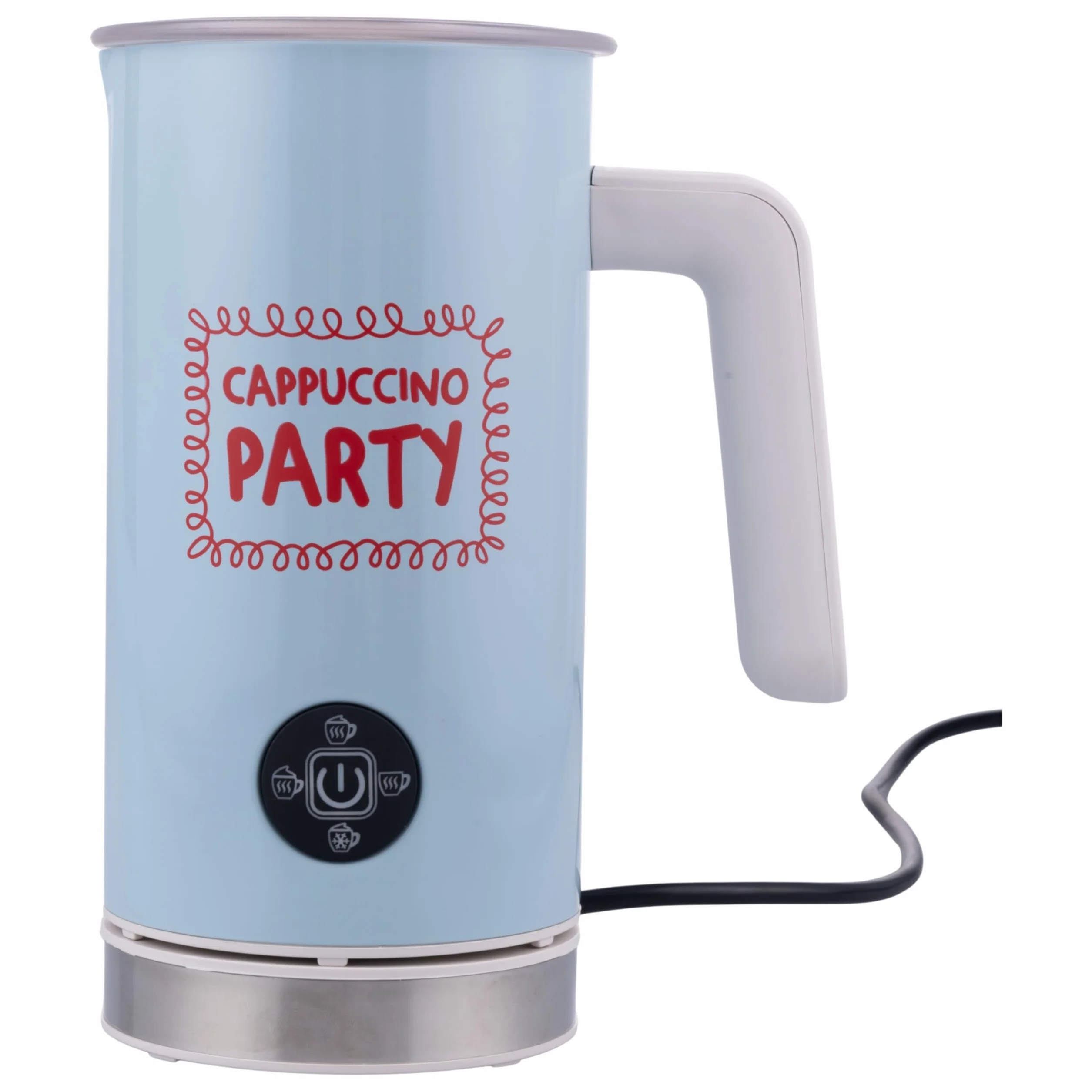 Cappuccinatore in acciaio inox, monta e scalda, 500 W, avorio, More Amor