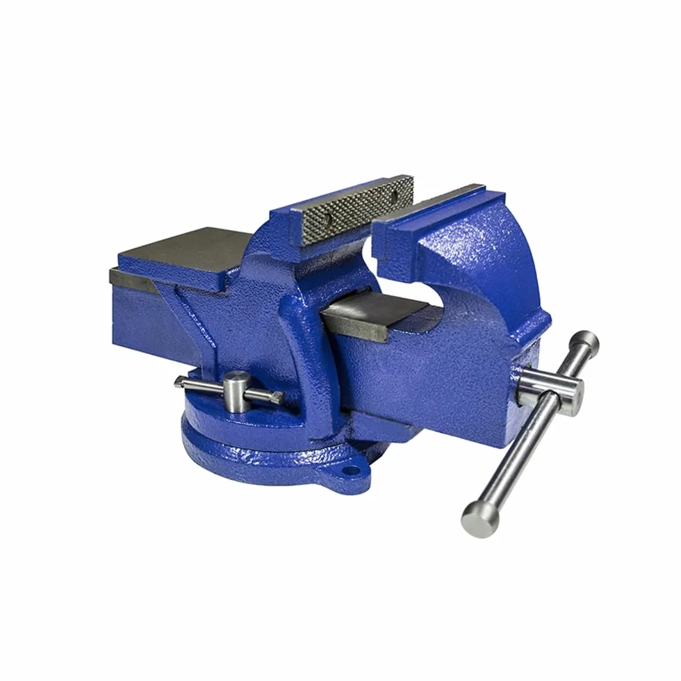 Sogi MB-150 morsa da banco con base girevole in ghisa e acciaio - ganascia 150 mm - apertura 200 mm