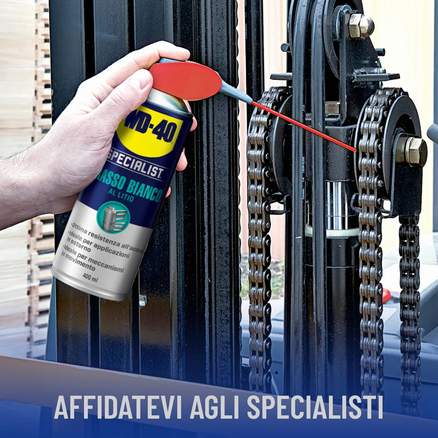 WD-40 Specialist Grasso Bianco al Litio Lubrificante 400ml NSF H2
