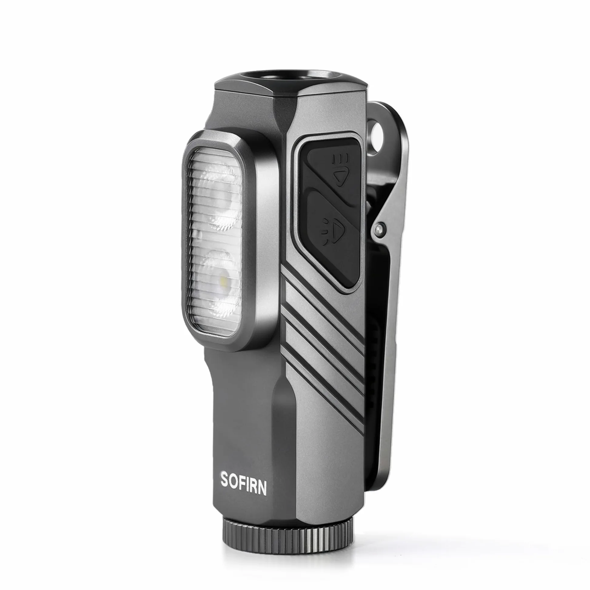 SOFIRN ST10 Mini Torcia Led Potente Professionale, 1000LM Spot|500LM Flood|660NM Luce Rossa, Doppie Magnetiche, Type-C, Clip, IPX6, Torcia Ricaricabile Per Casa, Passeggiata Col Cane, Pesca, Emergenze