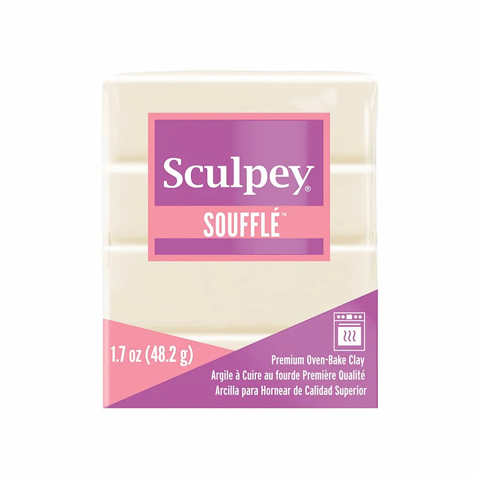 Sculpey POSU6647 Souffle Argilla, Avorio