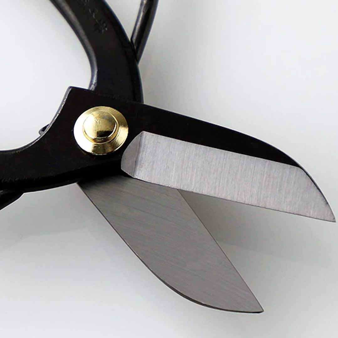 Wazakura Forbici Koryu in Acciaio al Carbonio 170 mm Professionale Ikebana Floral Tool, Kado Hasami Fiore Giapponese Disporre Cesoie Realizzate in Giappone - Koryu Acciaio al Carbonio (nero)