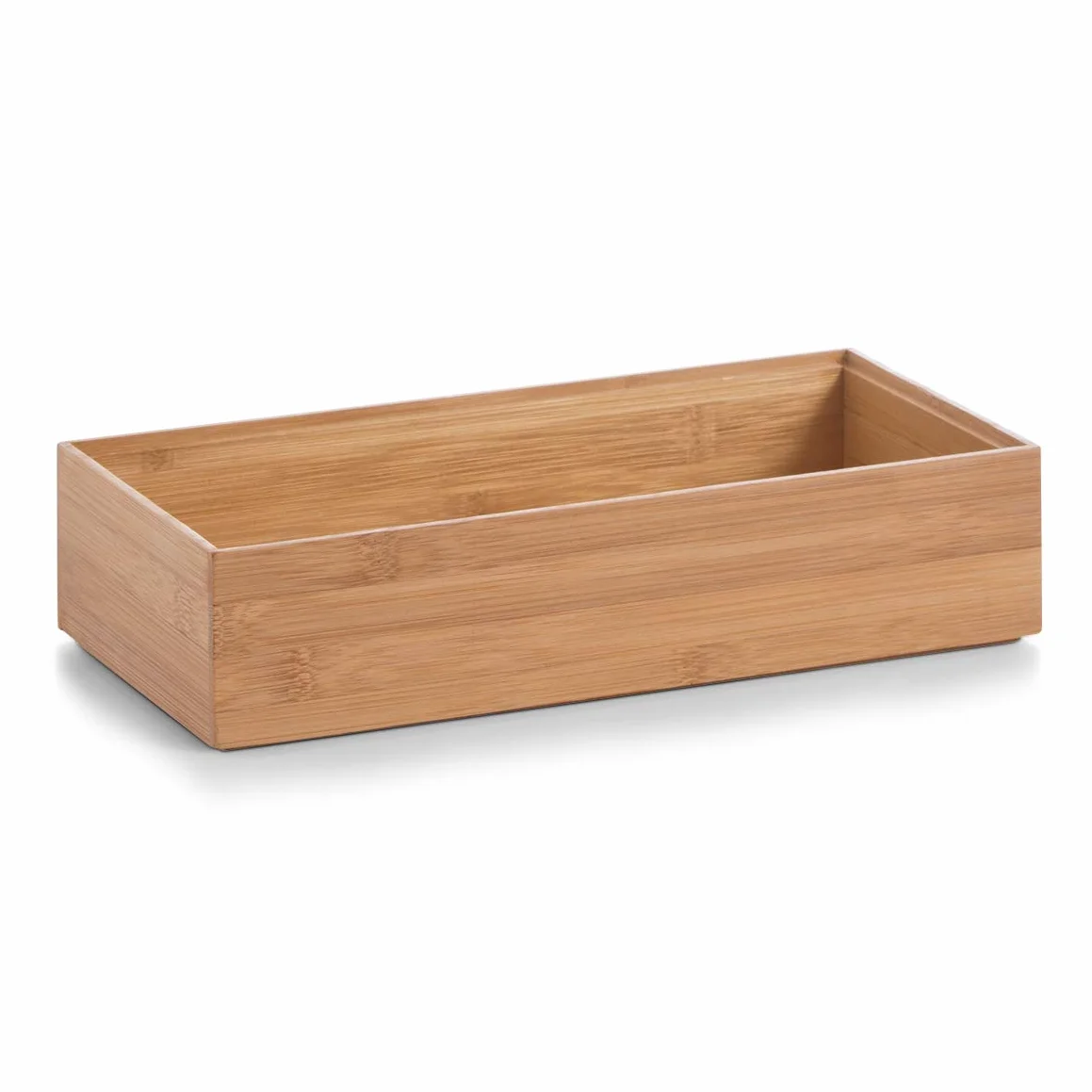 Zeller Scatola Salvaspazio Bambú Beige 30x15x7 cm