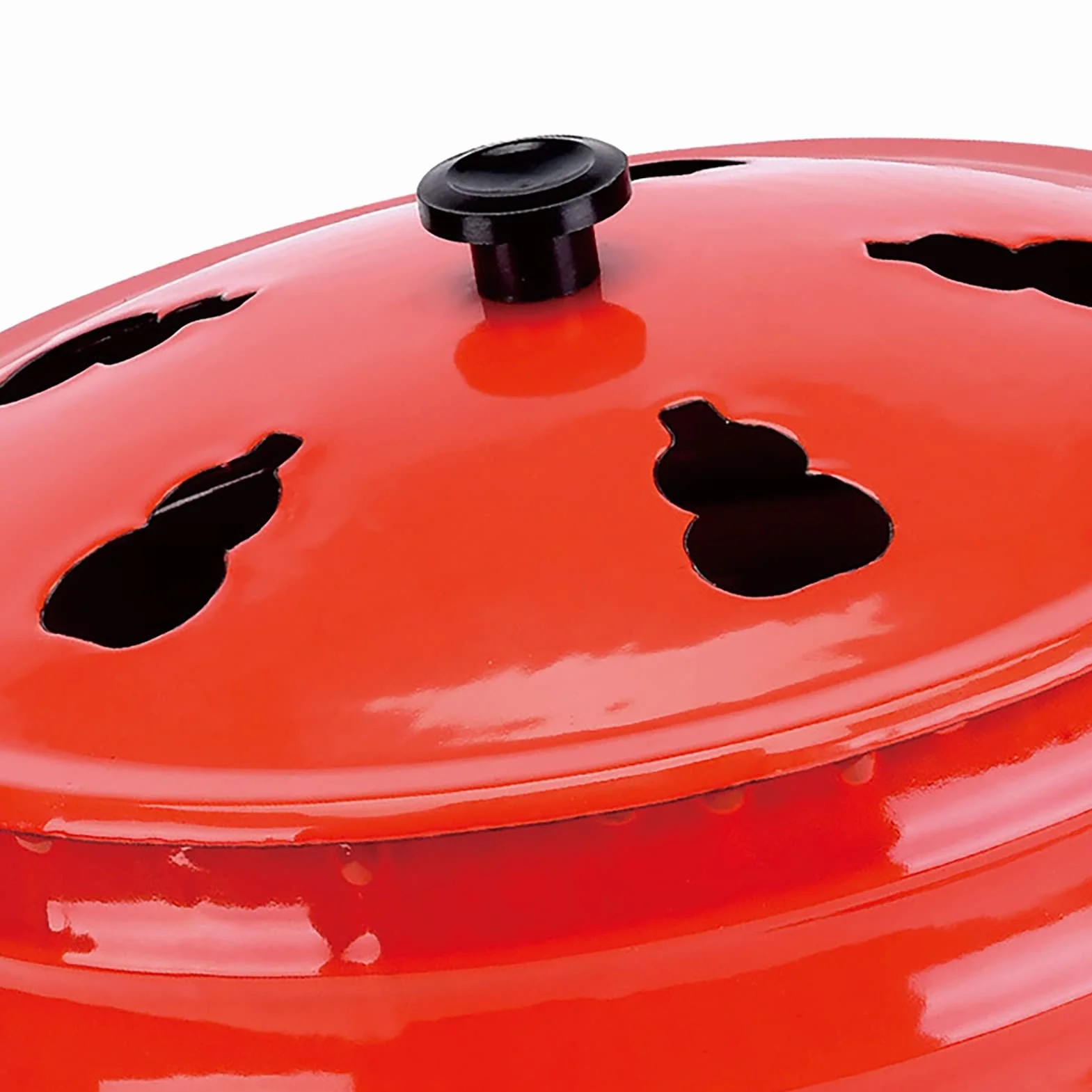 Acciaio Inossidabile Burn Barrel Metal Garden Can Fire Cage Inceneritore Yard Detriti Brucia inceneritore Bidone for Carta straccia Giardino Foglia Rosso (Size : 26cmx26cm)