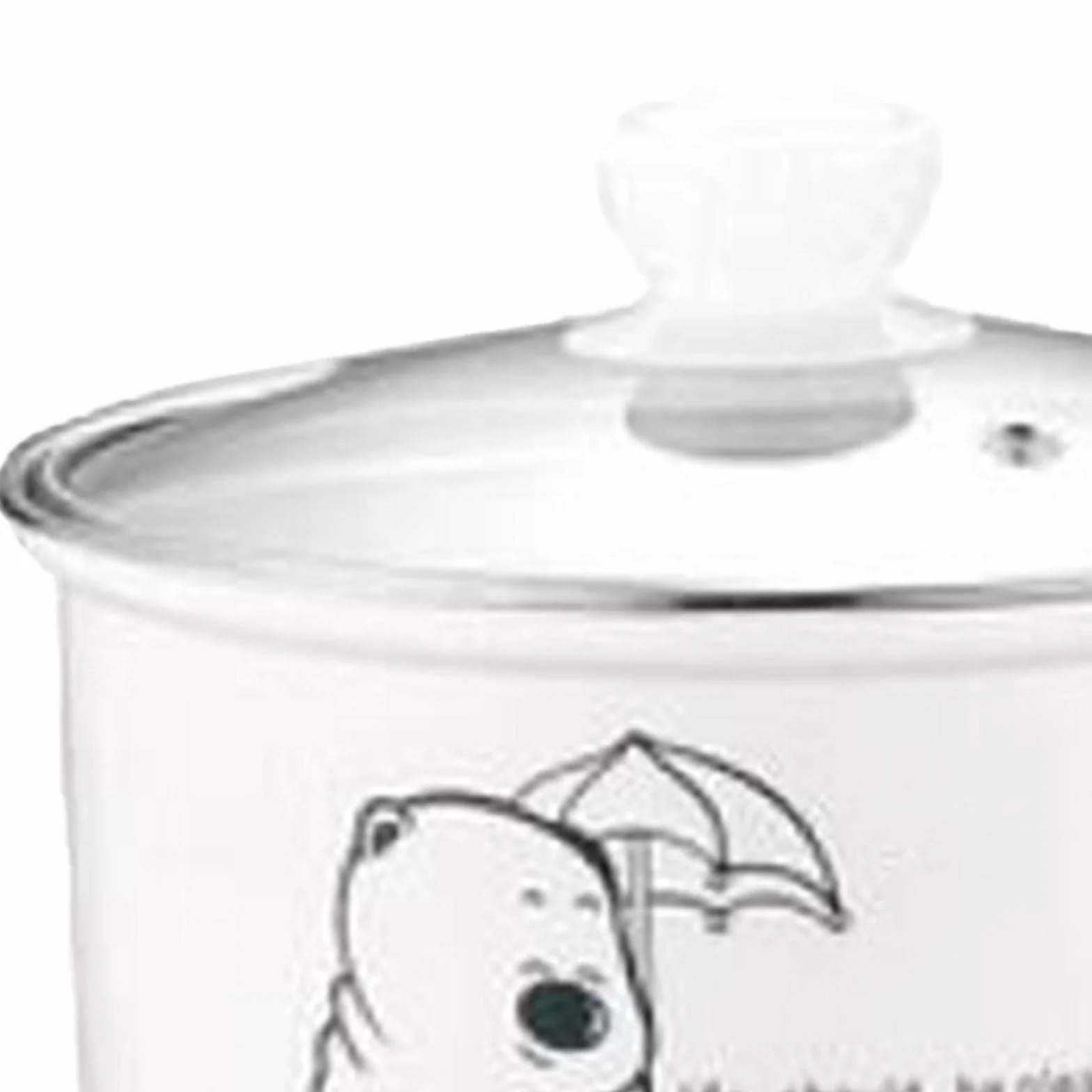 F Fityle Mini Hot Pot Ramen Cooker Padella elettrica Portatile Multiuso Antiaderente per dormitorio dell'home Office, Bianco