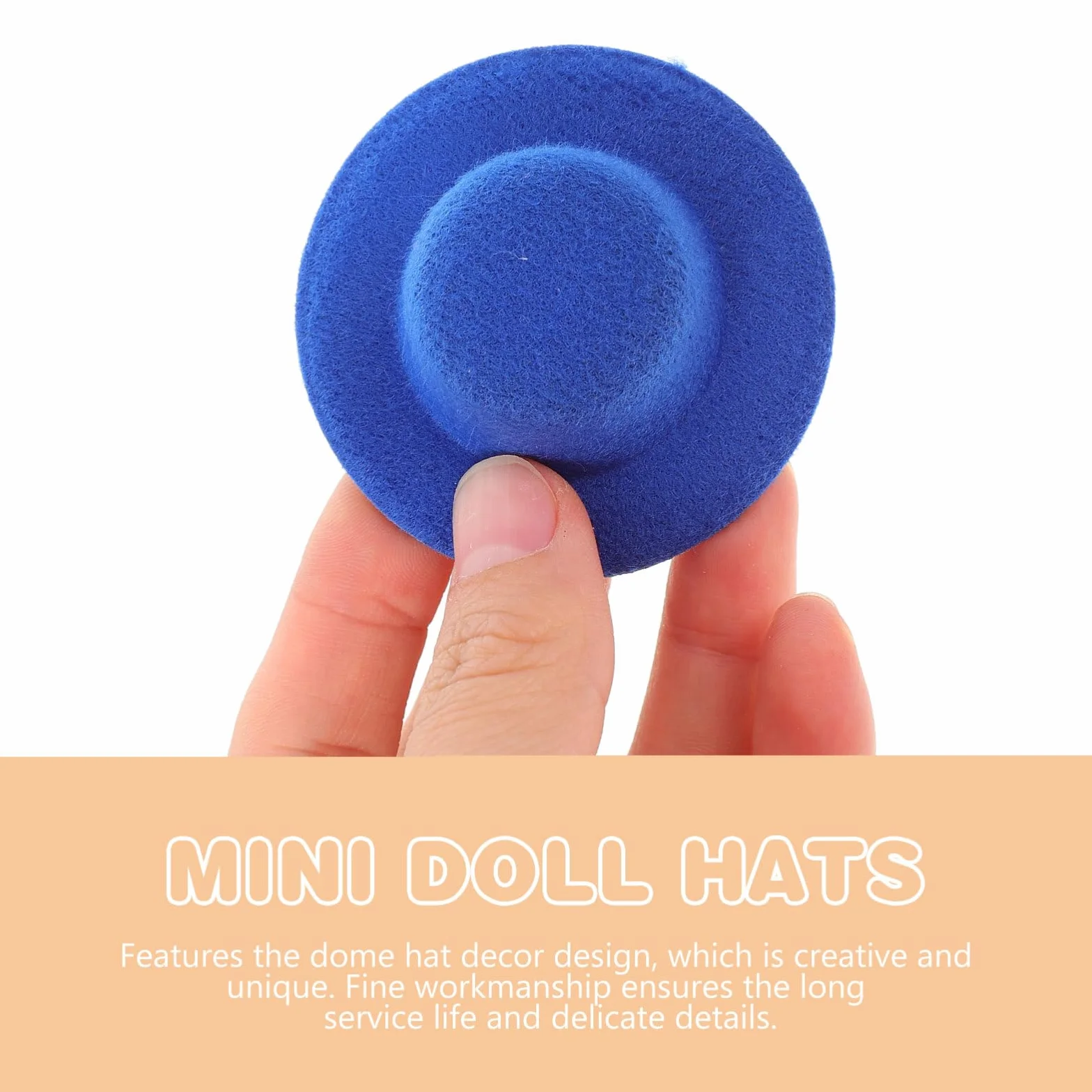 15 Pezzi Cappellini Mini per Bambole, Decorazioni Creative ed Esclusive a Forma di Cupola, Facili da Installare per Decorazioni Domestiche Eleganti