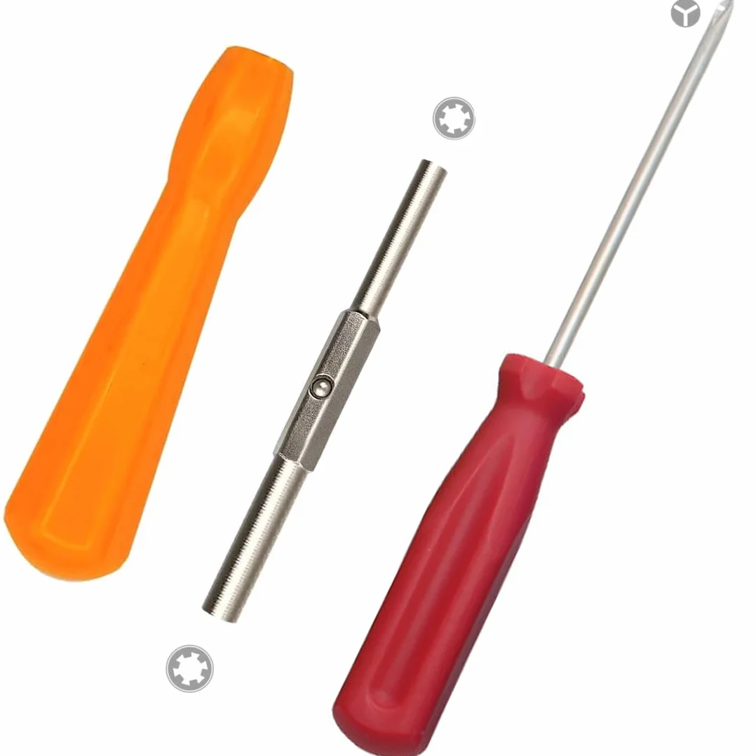 3pcs cacciaviti di sicurezza Gamebit, 3,8 mm e 4,5 mm e cacciavite Triwing da 2,5 mm, per cartucce Open Super Nintendo, SNES, NES, N64 e Game